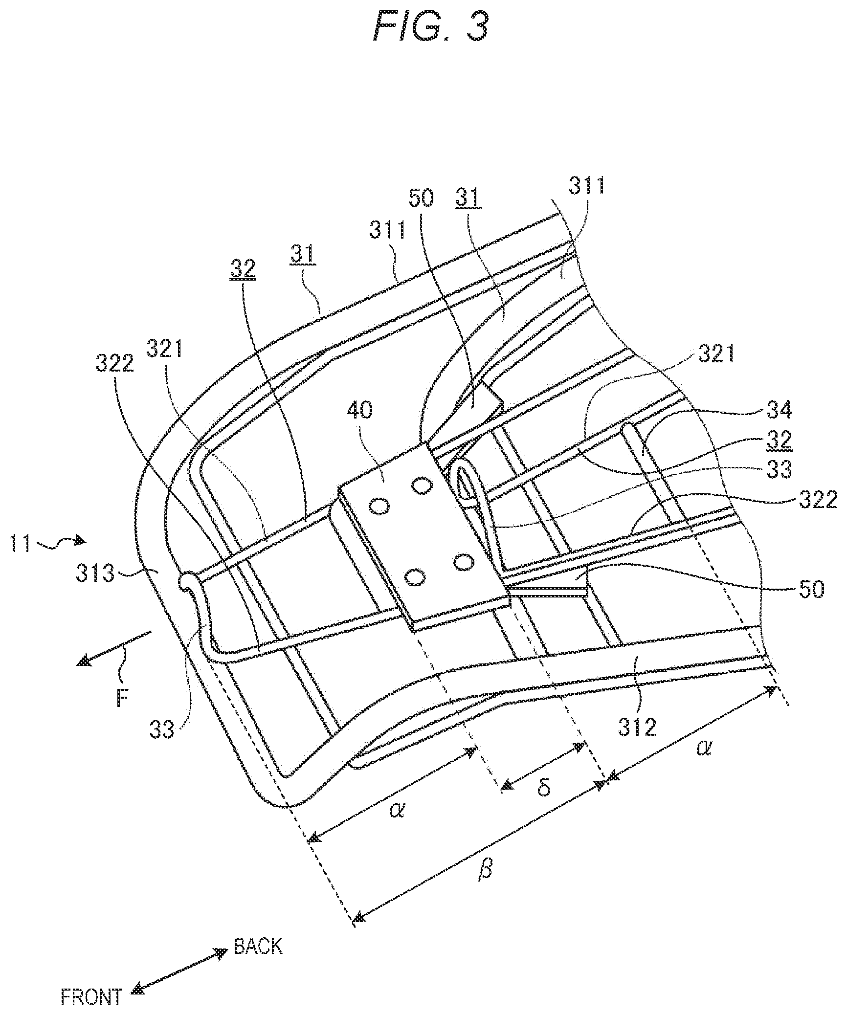 Patent US11780486 Figure 3 – Stackable carts with electronic apparatus and spacer for stackable carts