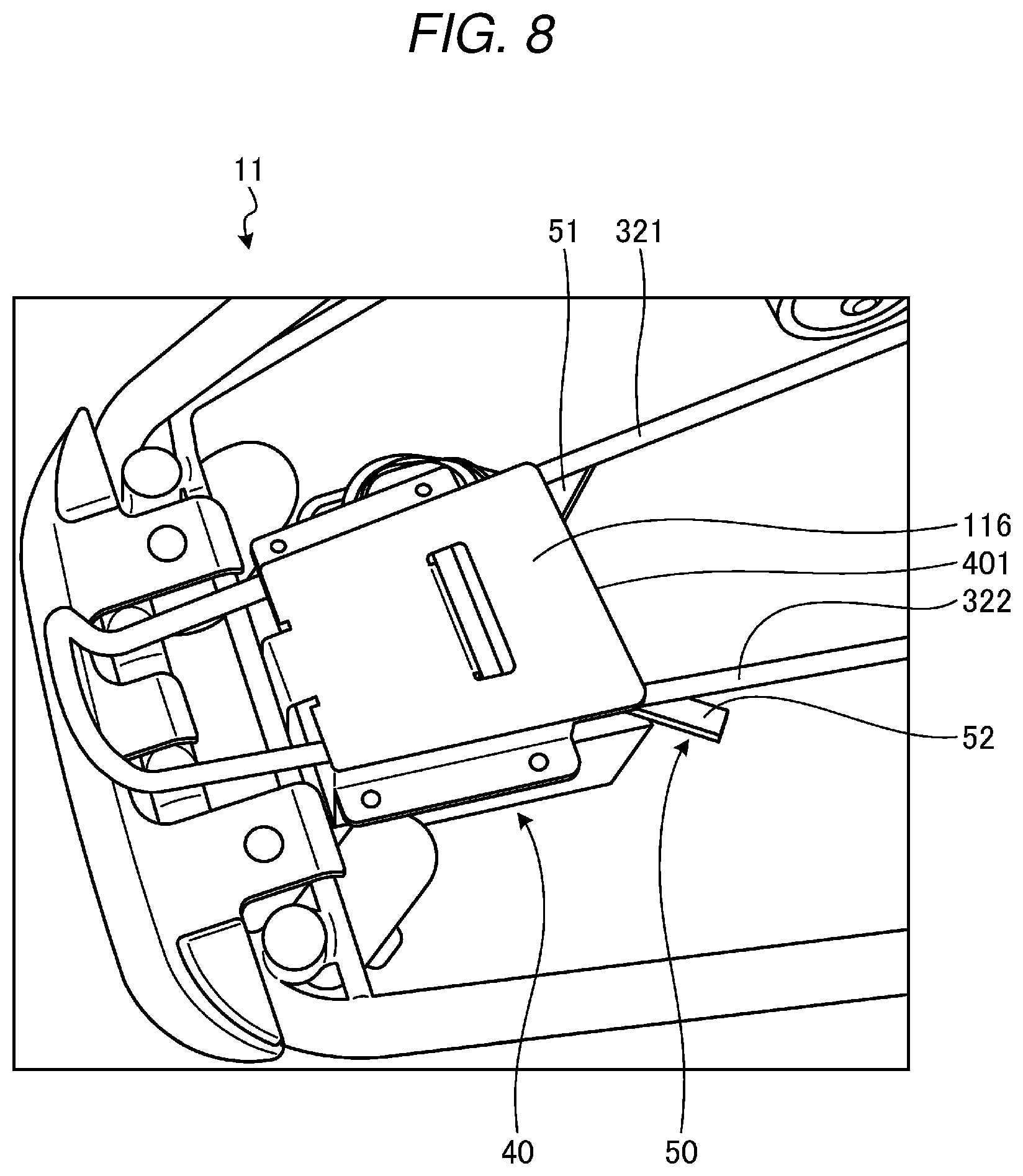Patent US11780486 Figure 6 – Stackable carts with electronic apparatus and spacer for stackable carts