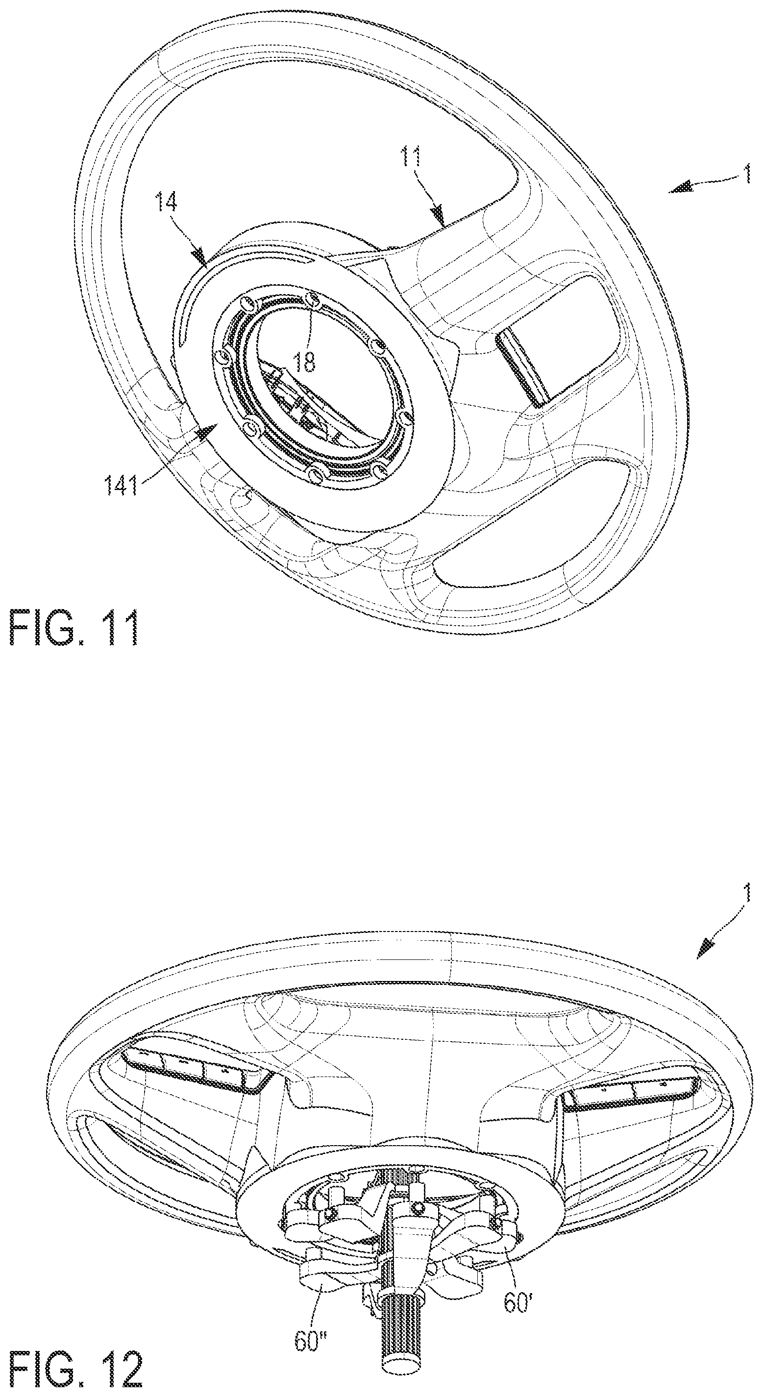 Patent US11780488 Figure 8 – Steering wheel arrangement
