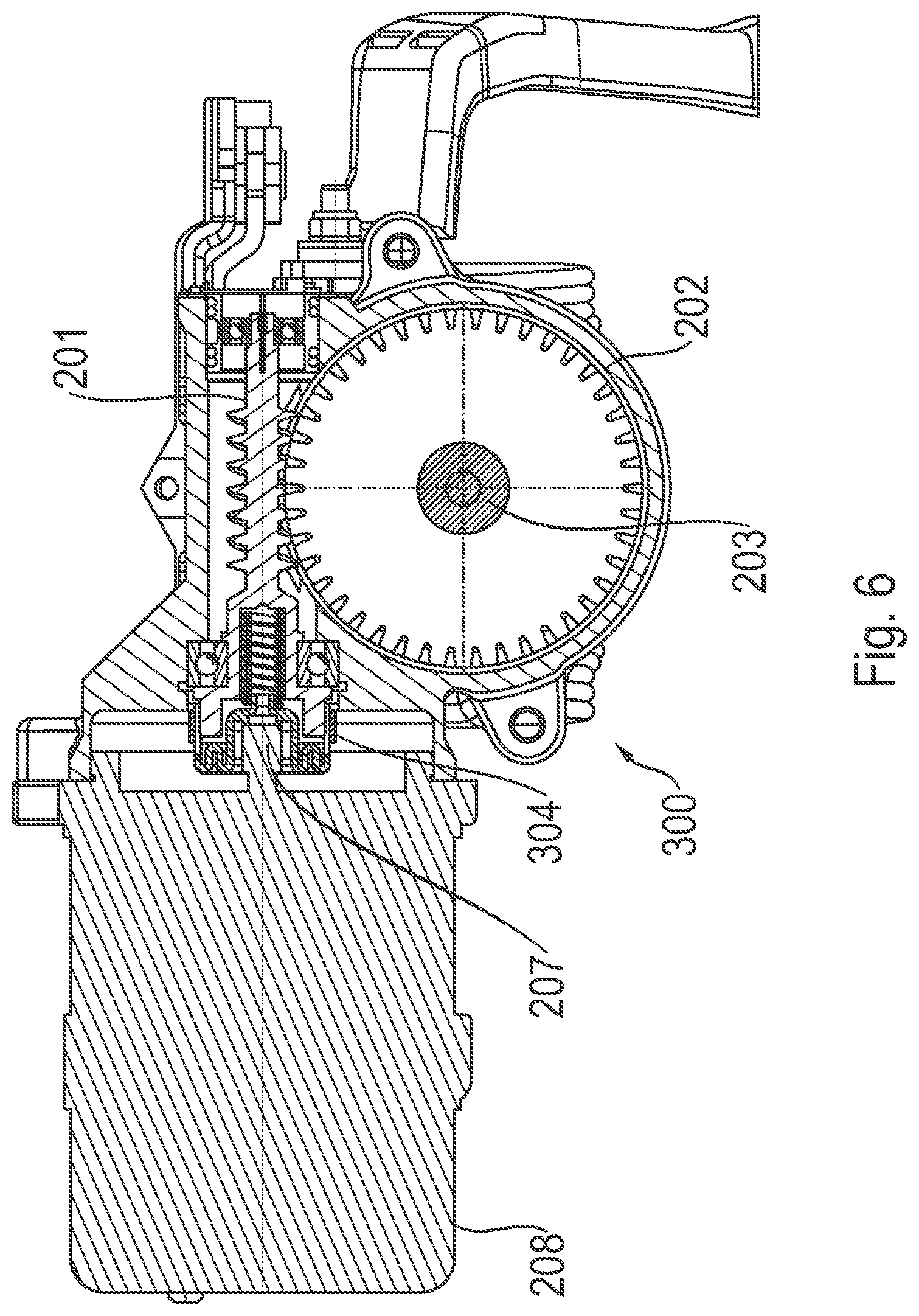 Patent US11780490 Figure 6 – Gearbox assembly for an electric power steering apparatus