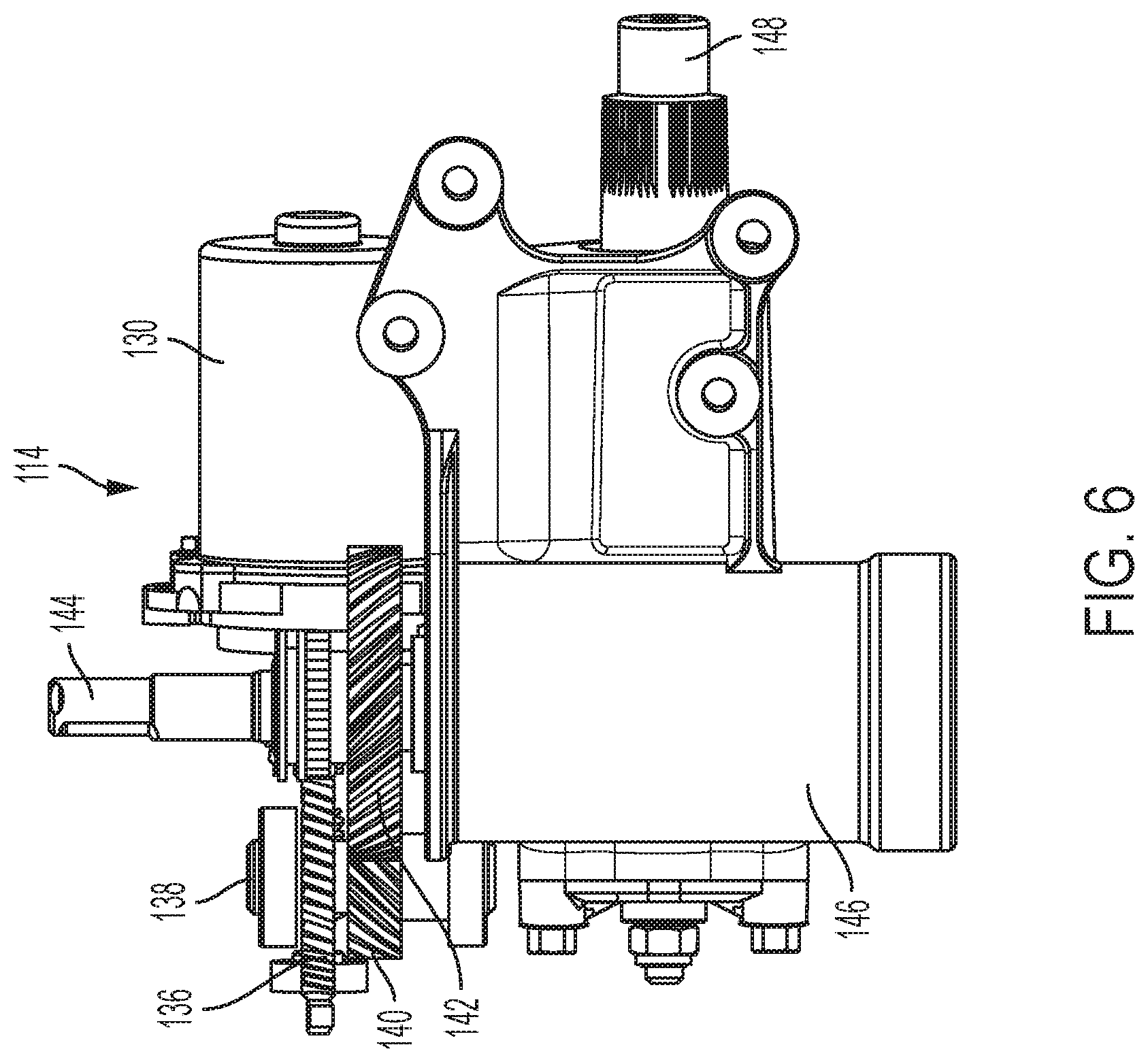 Patent US11780491 Figure 5 – Electric recirculating ball power steering system
