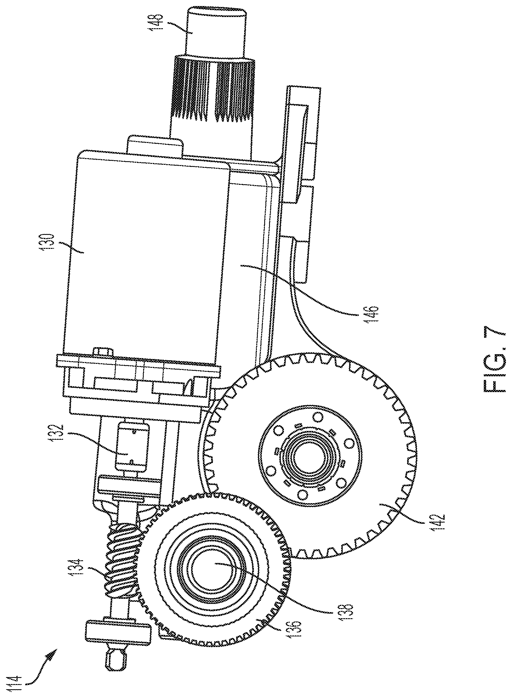 Patent US11780491 Figure 6 – Electric recirculating ball power steering system
