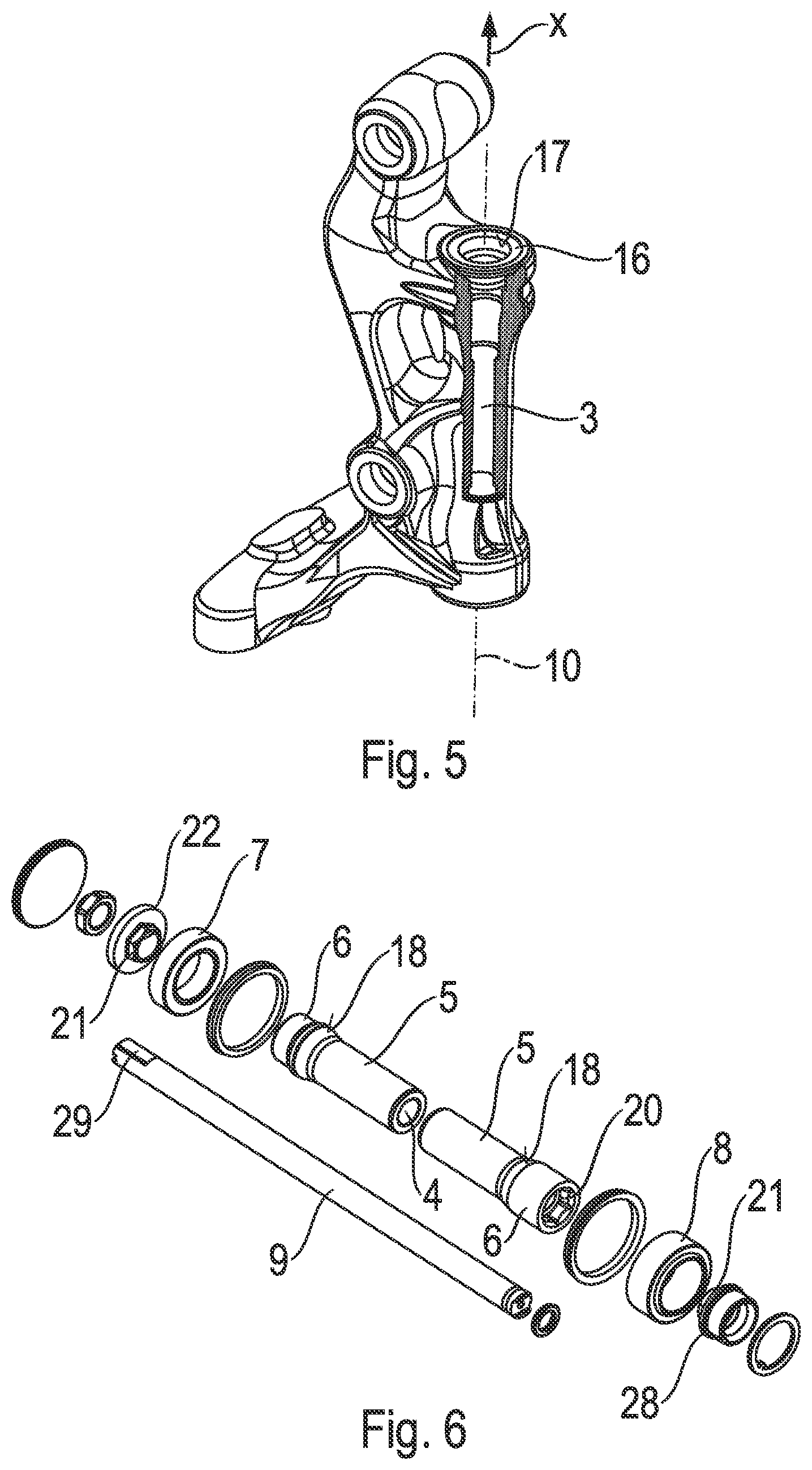 Patent US11780495 Figure 5 – Wheel suspension for a vehicle
