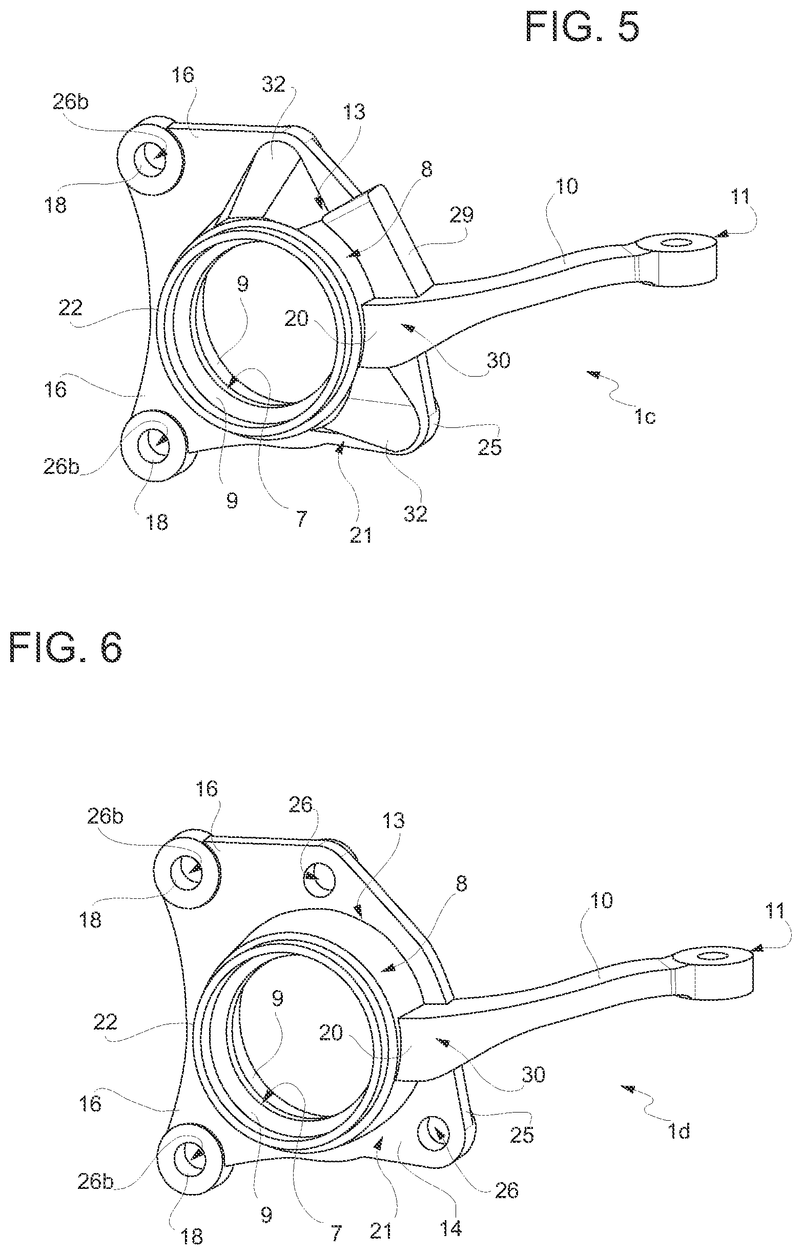 Patent US11780496 Figure 3 – Component for a steering suspension of a vehicle
