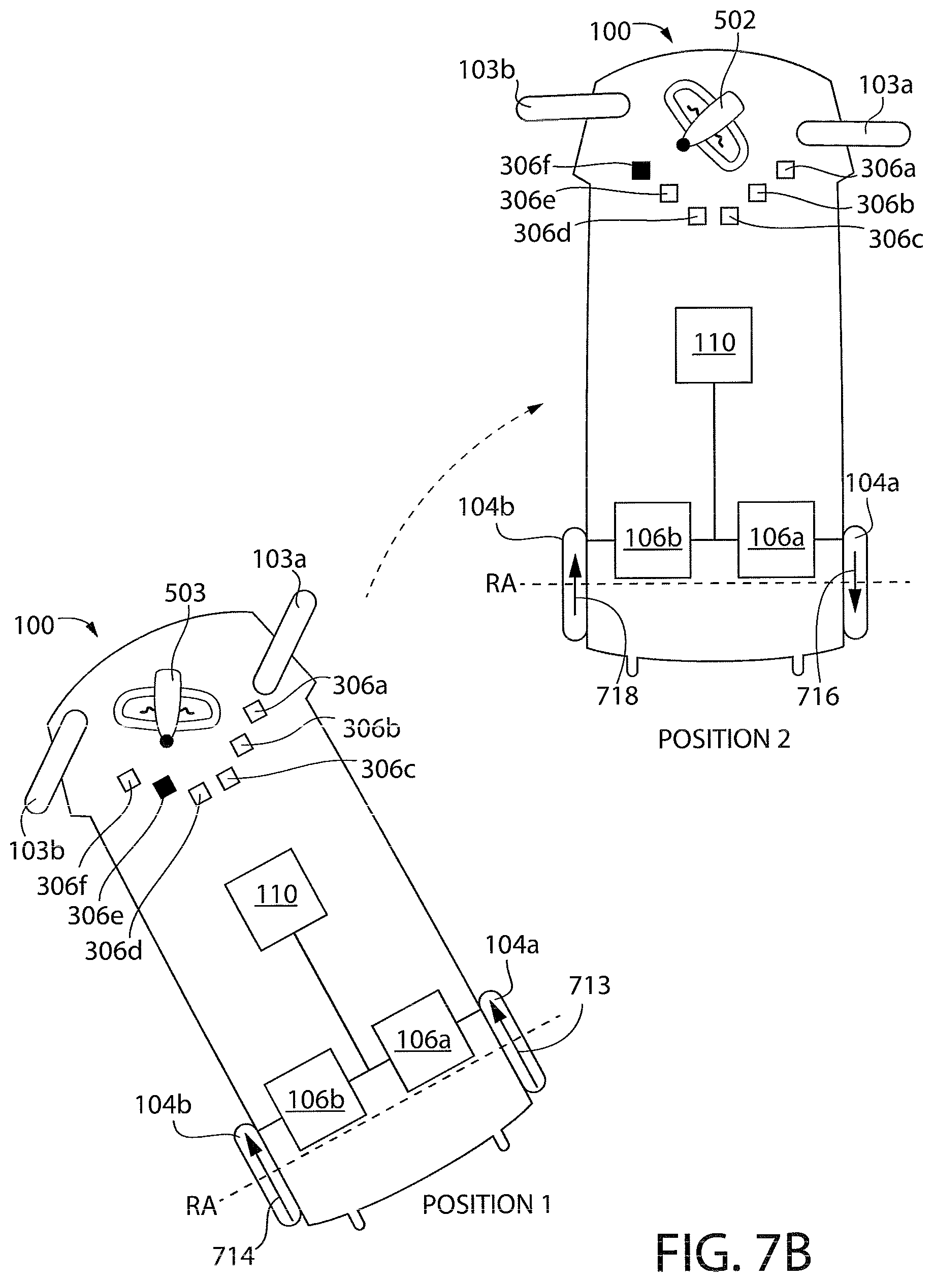 Patent US11780497 Figure 8 – Mobility vehicle