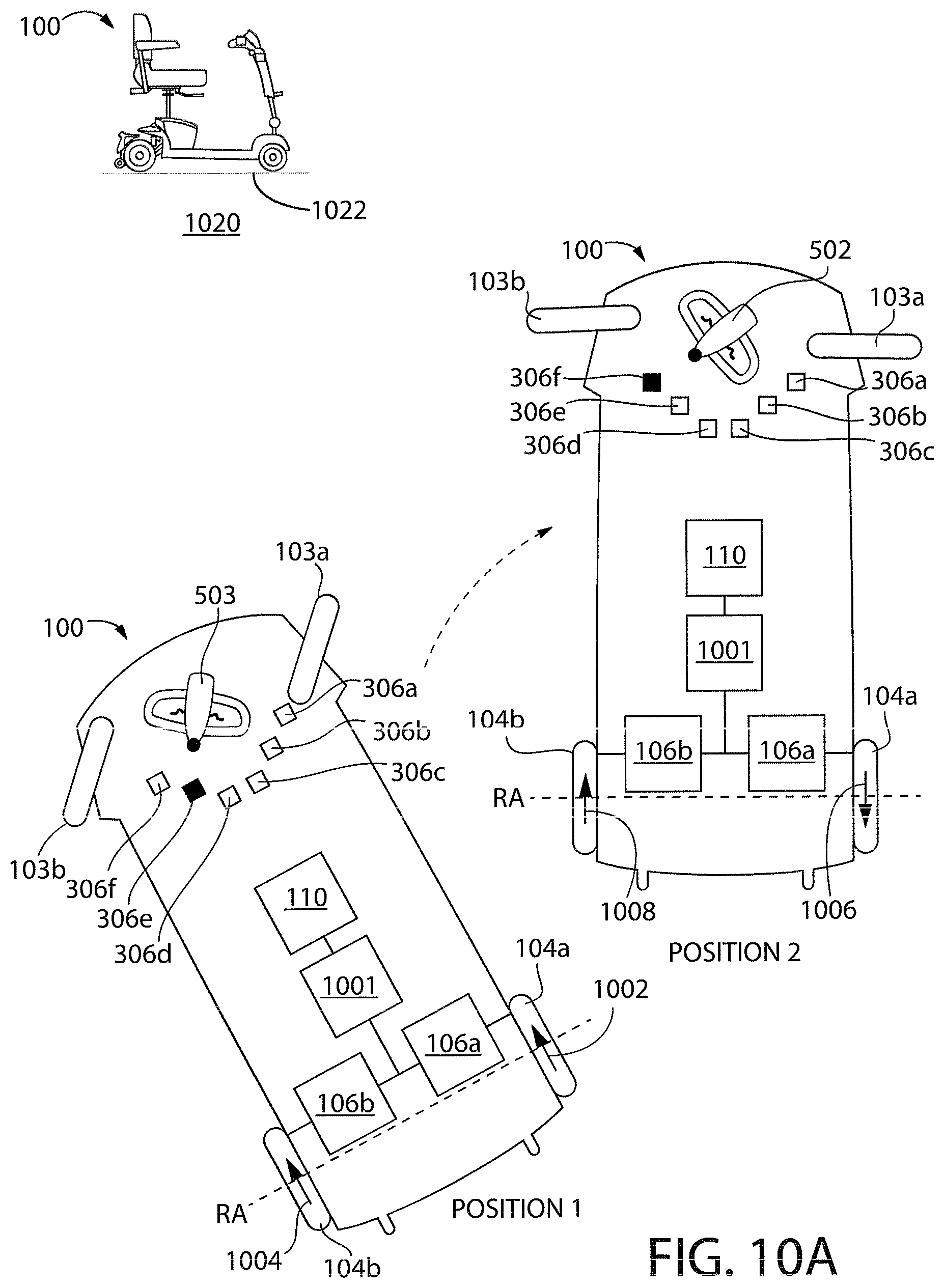 Patent US11780497 Figure 20 – Mobility vehicle