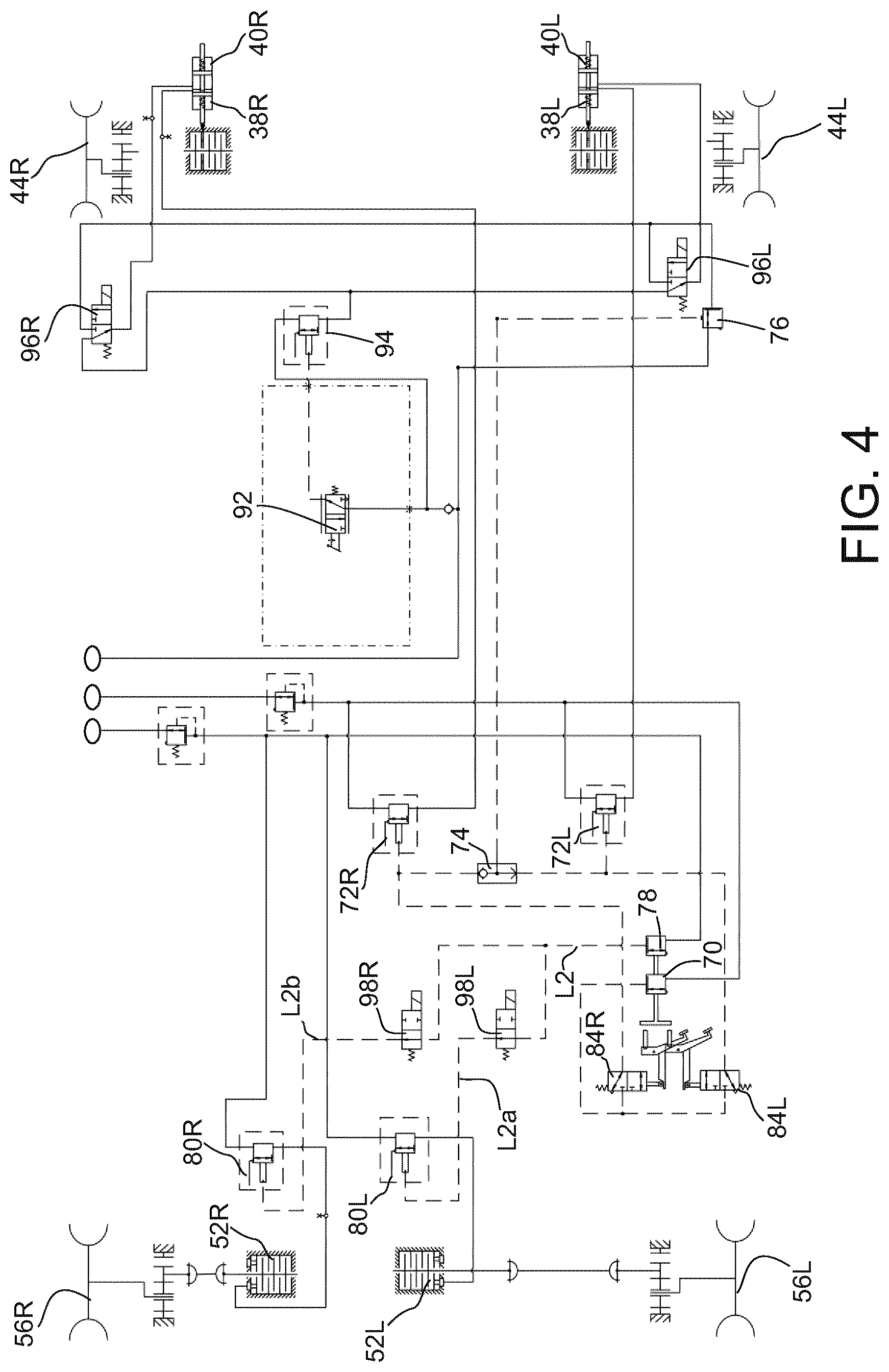 Patent US11780498 Figure 4 – Utility vehicle braking