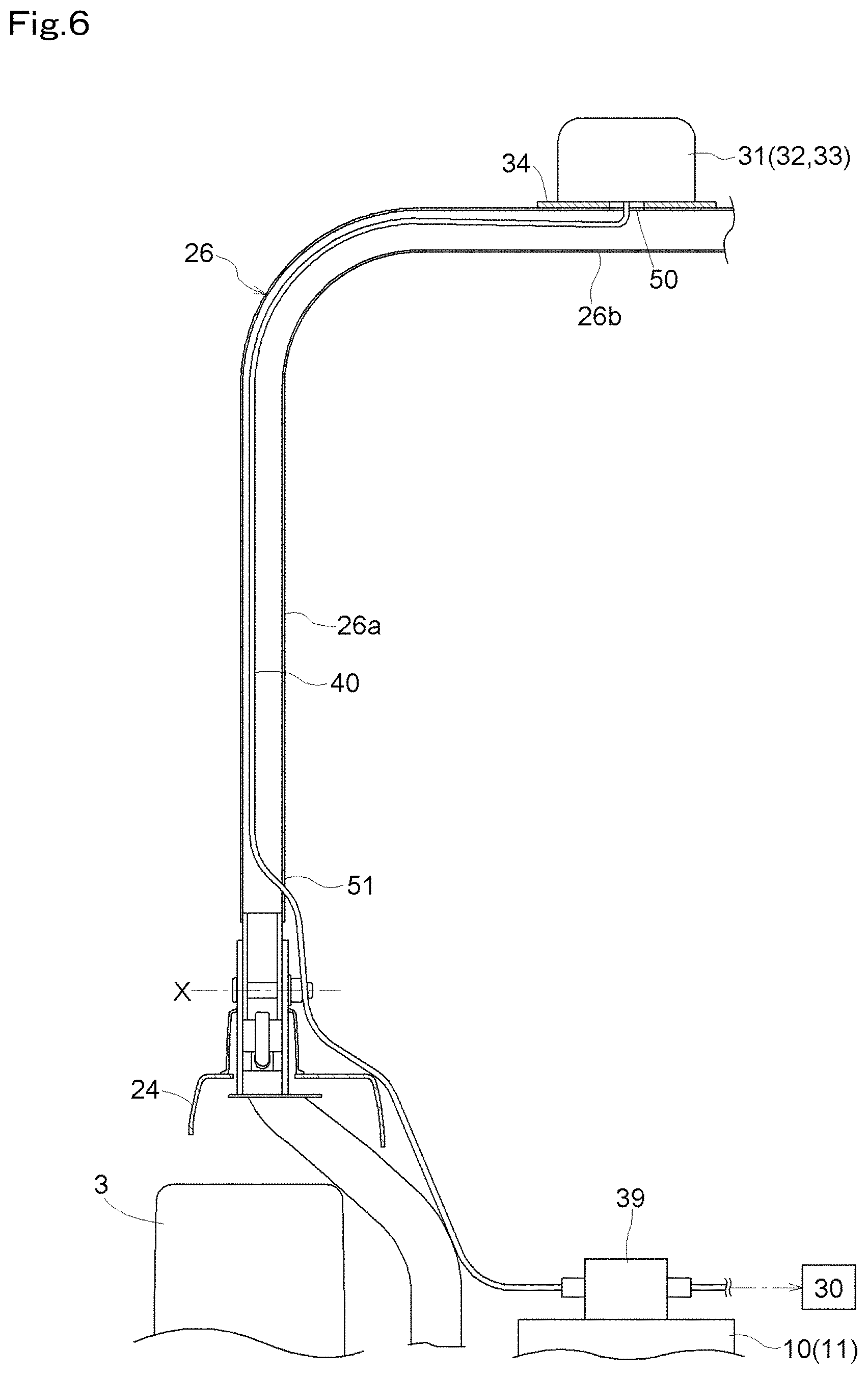 Patent US11780499 Figure 6 – Working vehicle and tractor