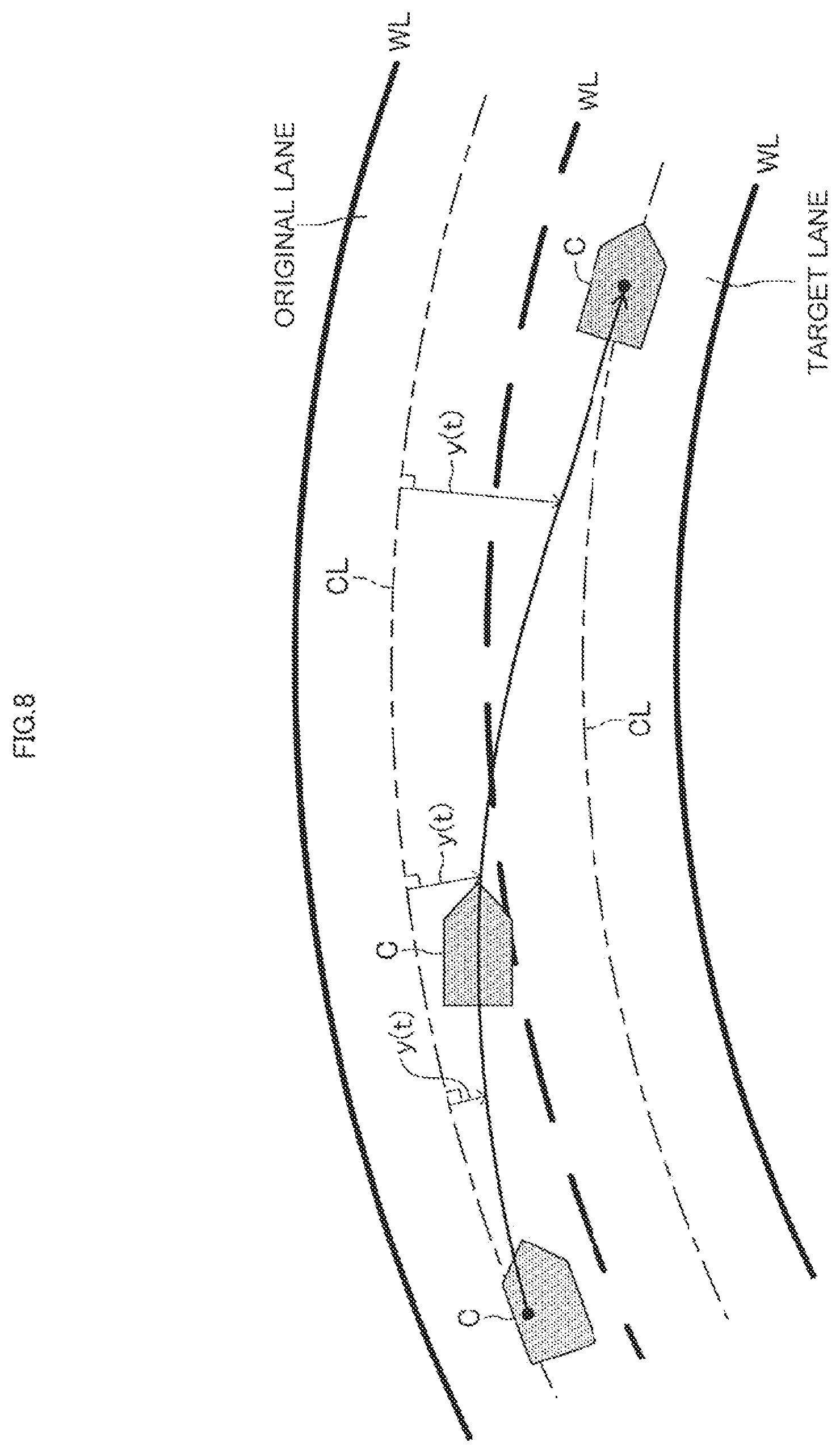 Patent US11780502 Figure 7 – Lane change assist apparatus for vehicle