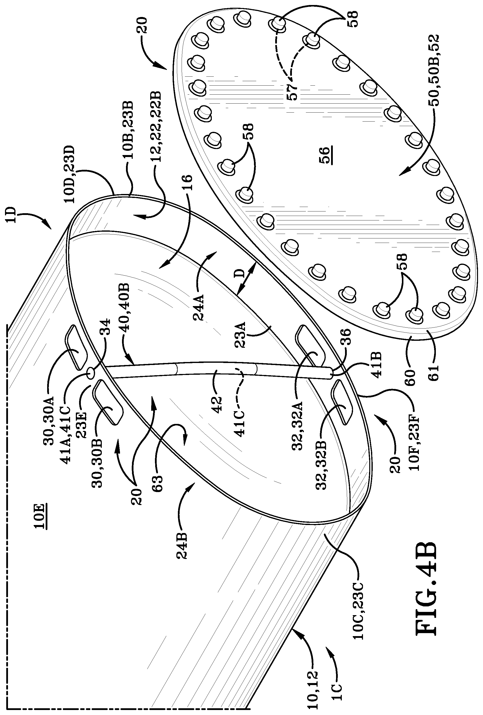 Patent US11780508 Figure 6 – Trailer with stainless steel bulkhead