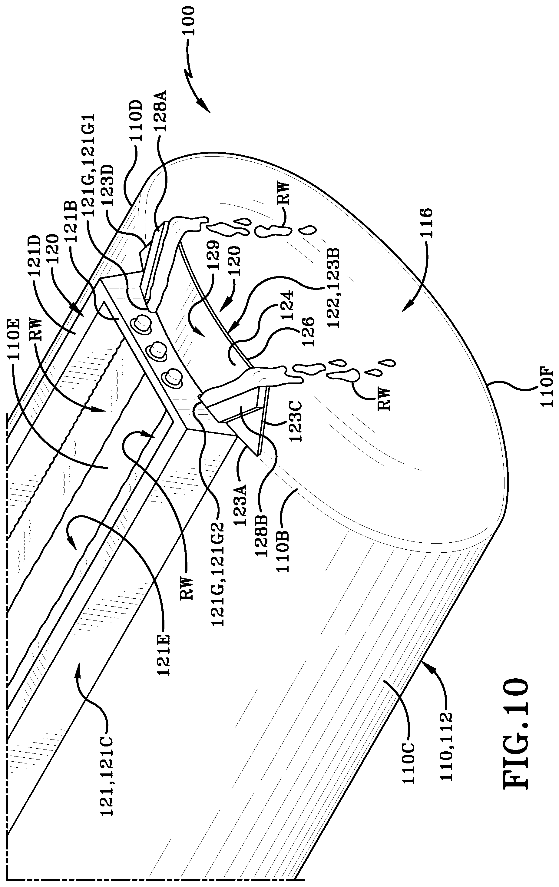 Patent US11780508 Figure 14 – Trailer with stainless steel bulkhead