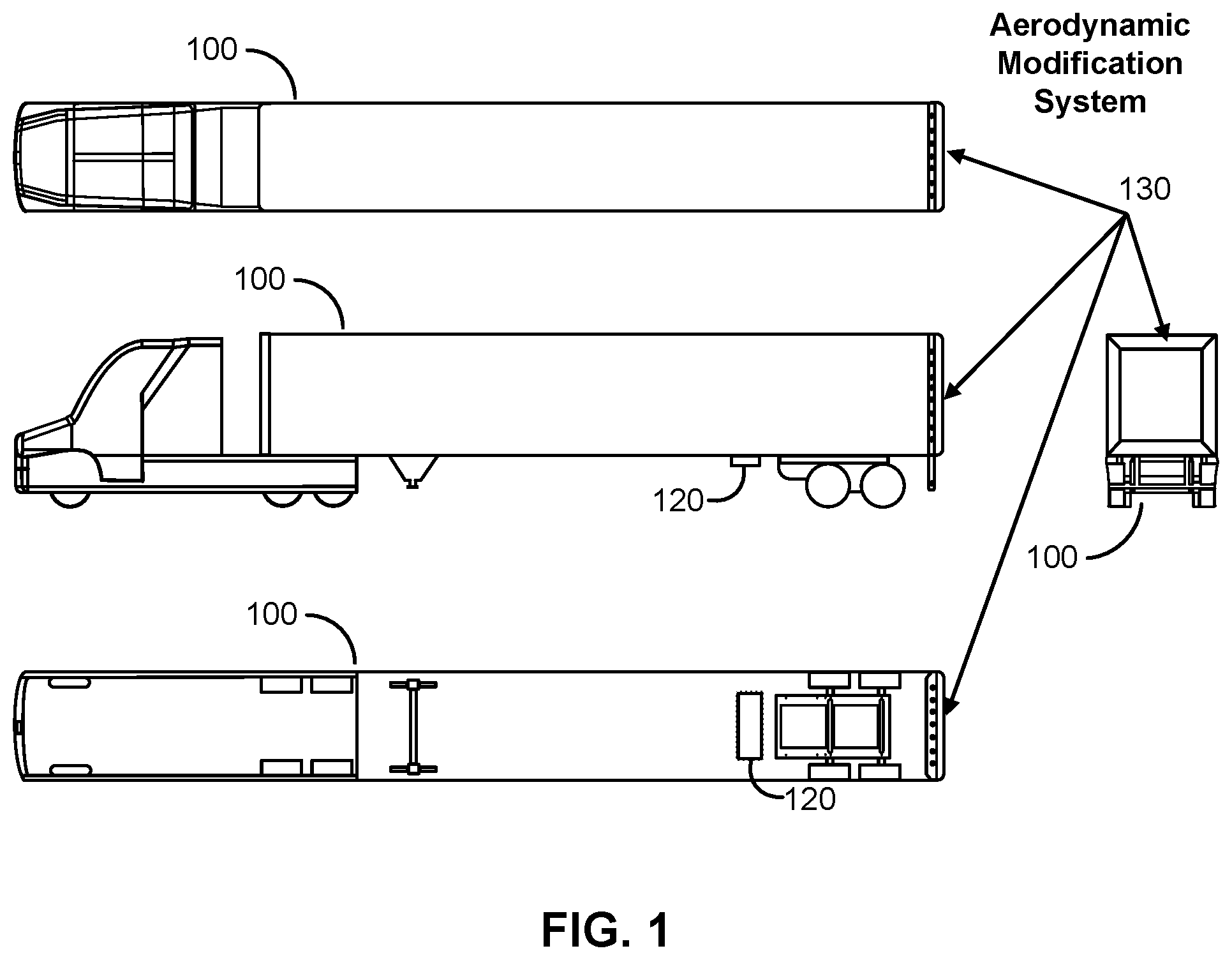 Patent US11780509 Figure 1 – Modular aerodynamic system