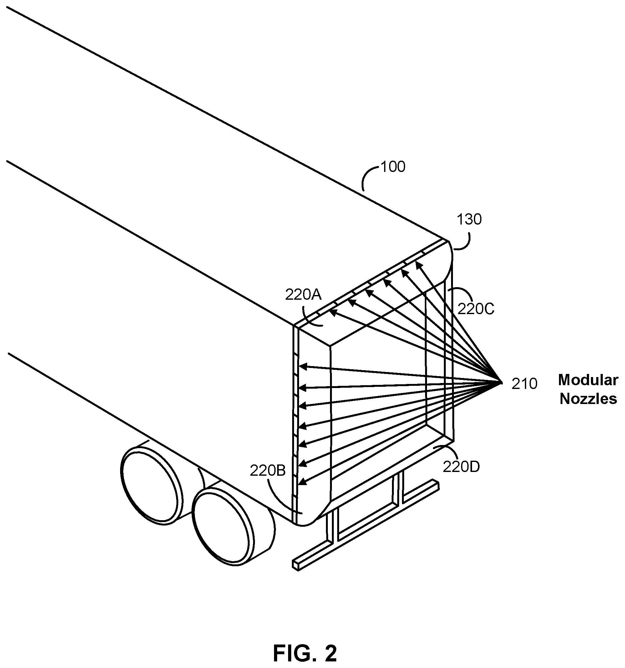 Patent US11780509 Figure 2 – Modular aerodynamic system
