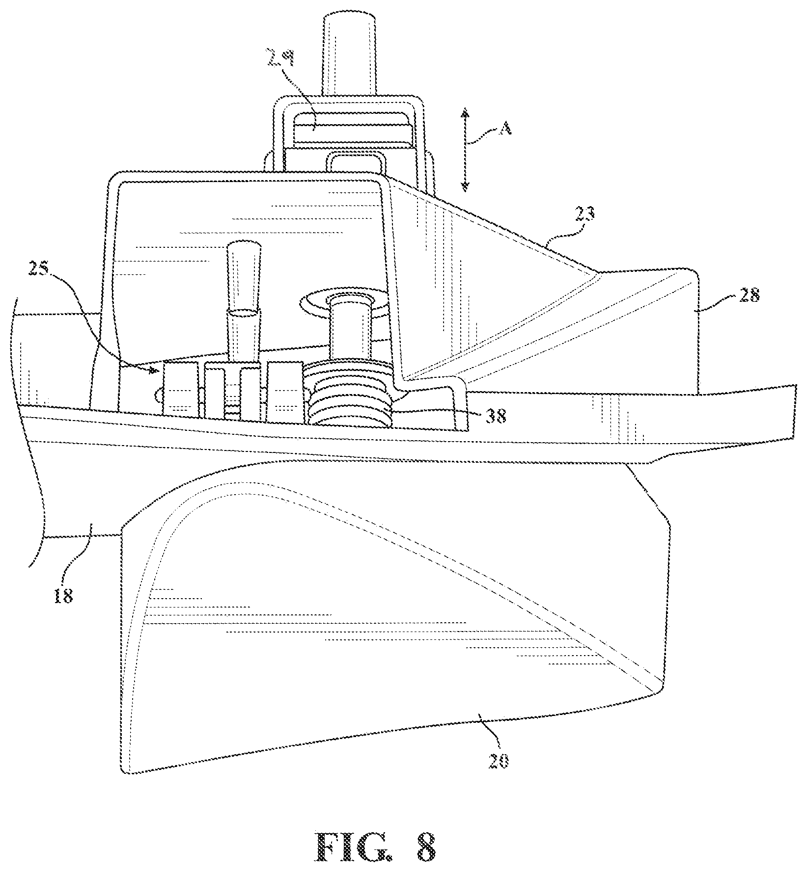 Patent US11780511 Figure 6 – Active front wheel deflector assembly