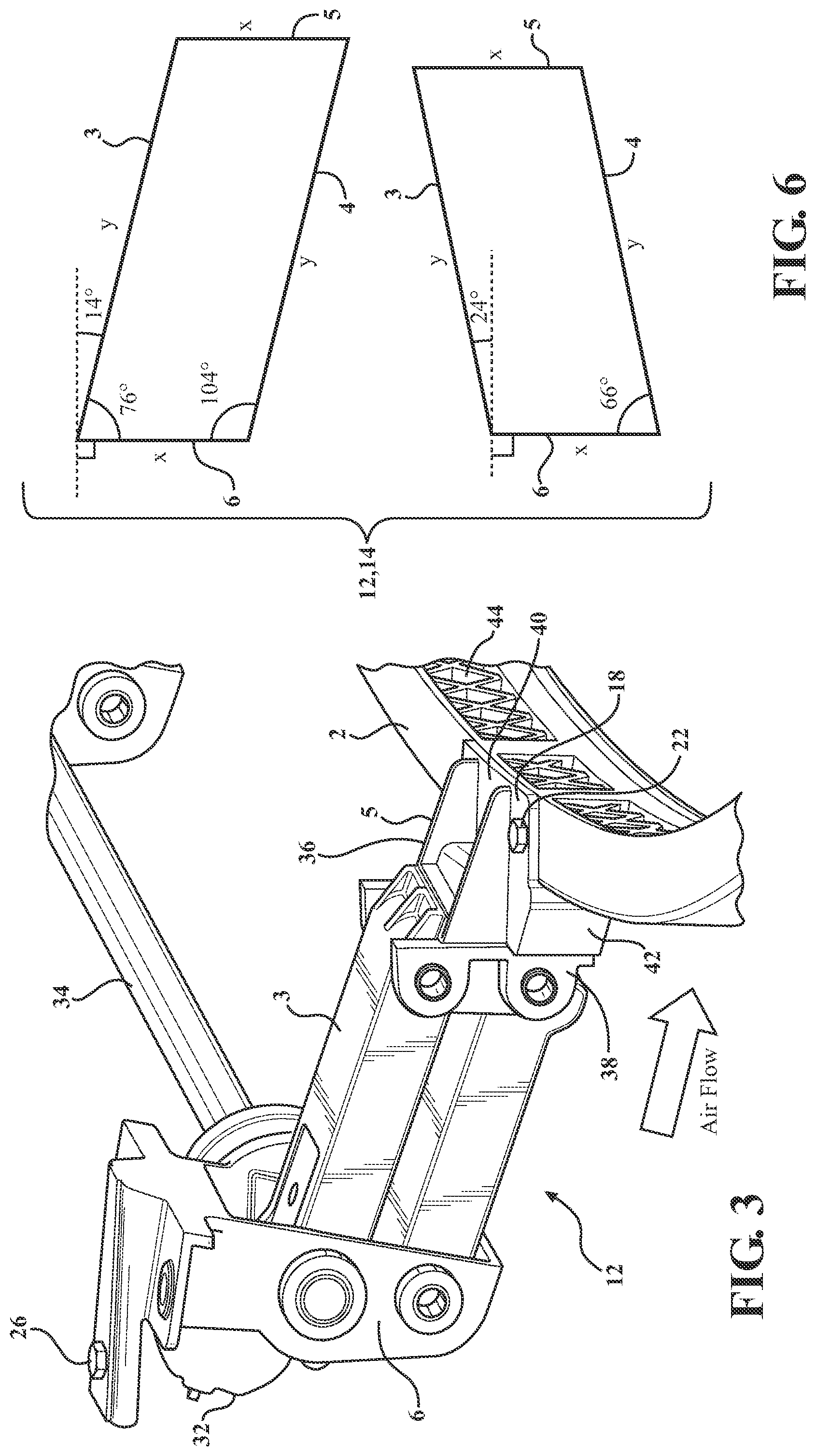 Patent US11780512 Figure 3 – Active front deflector