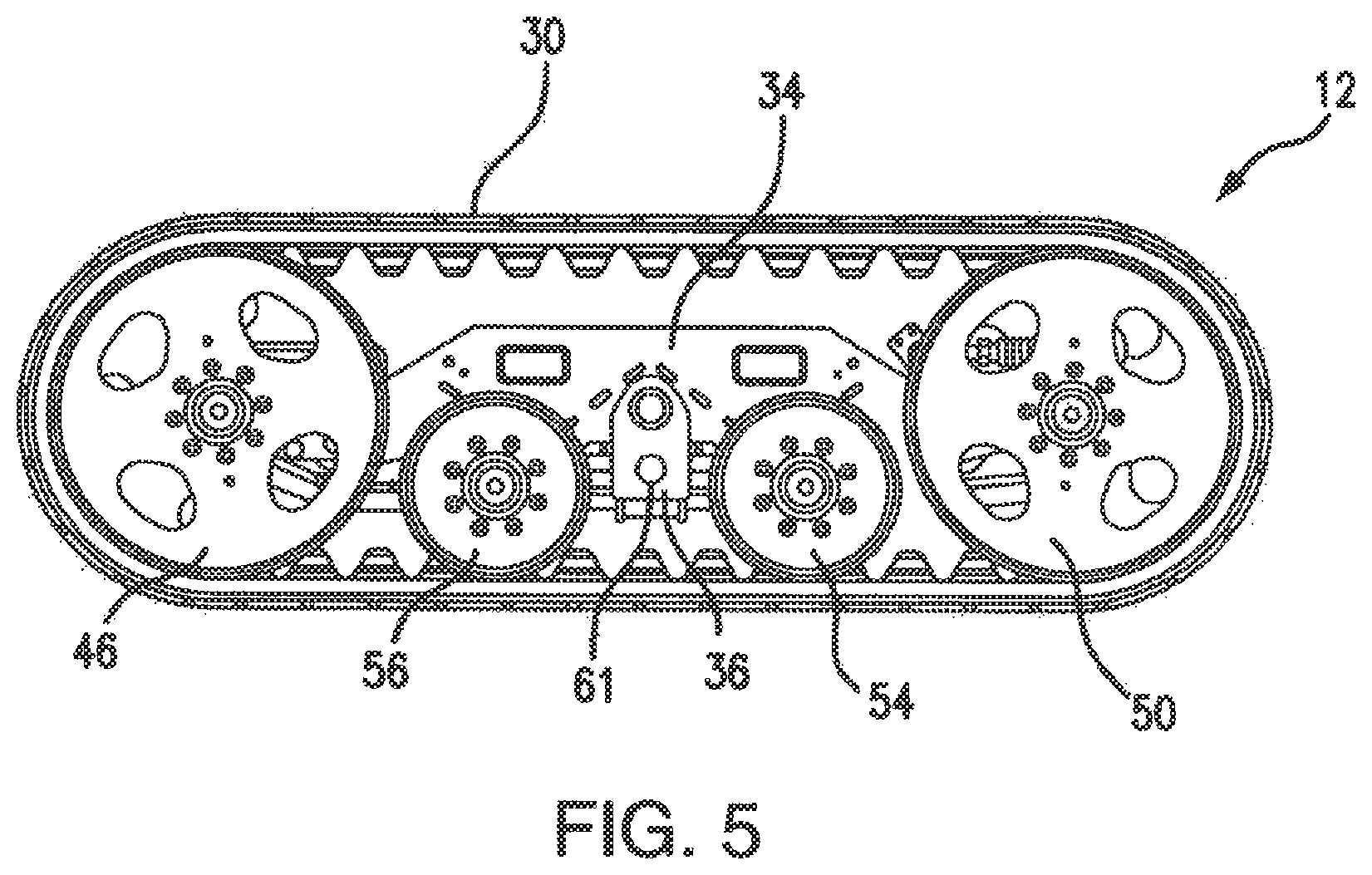 Patent US11780514 Figure 6 – Track assembly for farm implement
