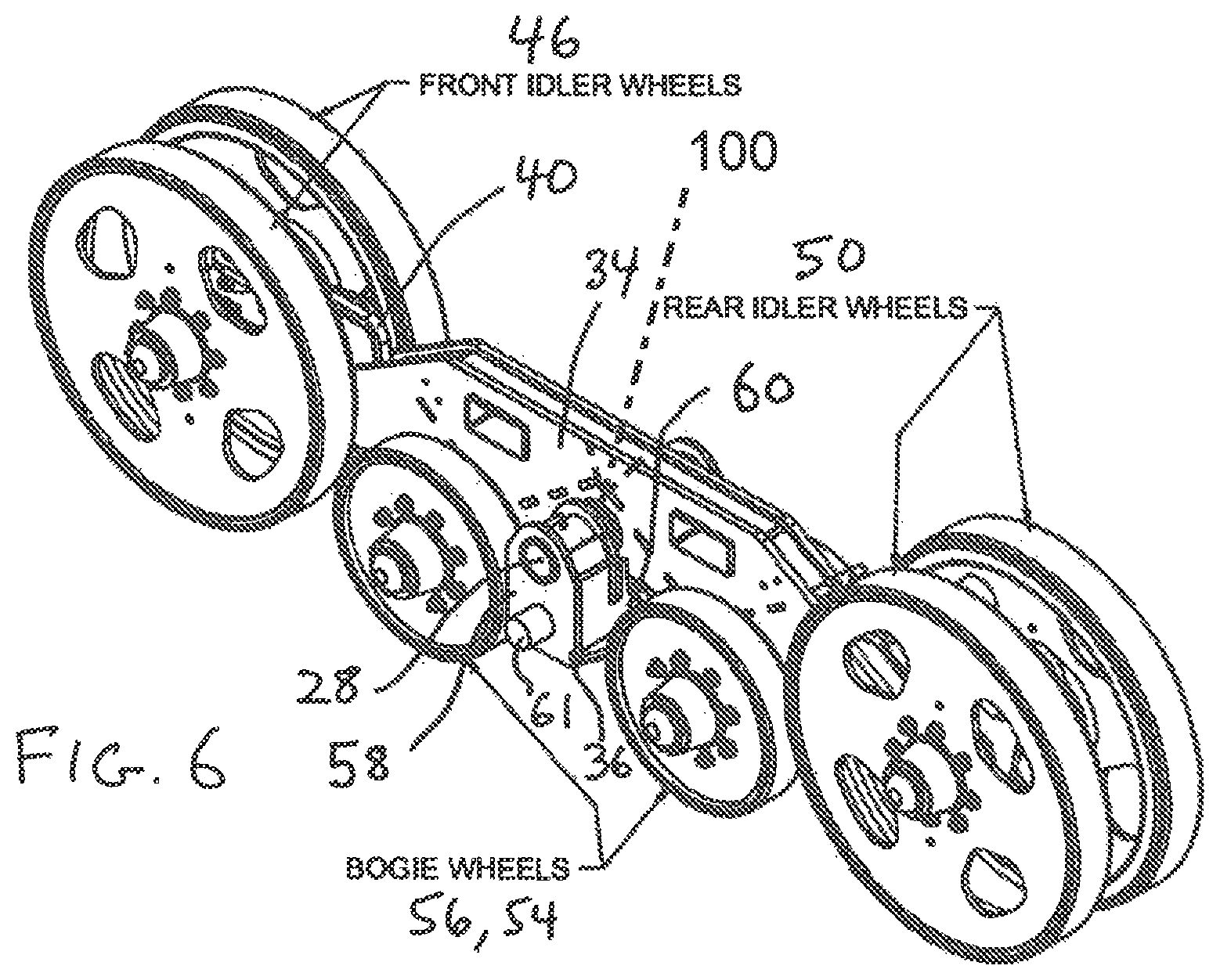 Patent US11780514 Figure 7 – Track assembly for farm implement