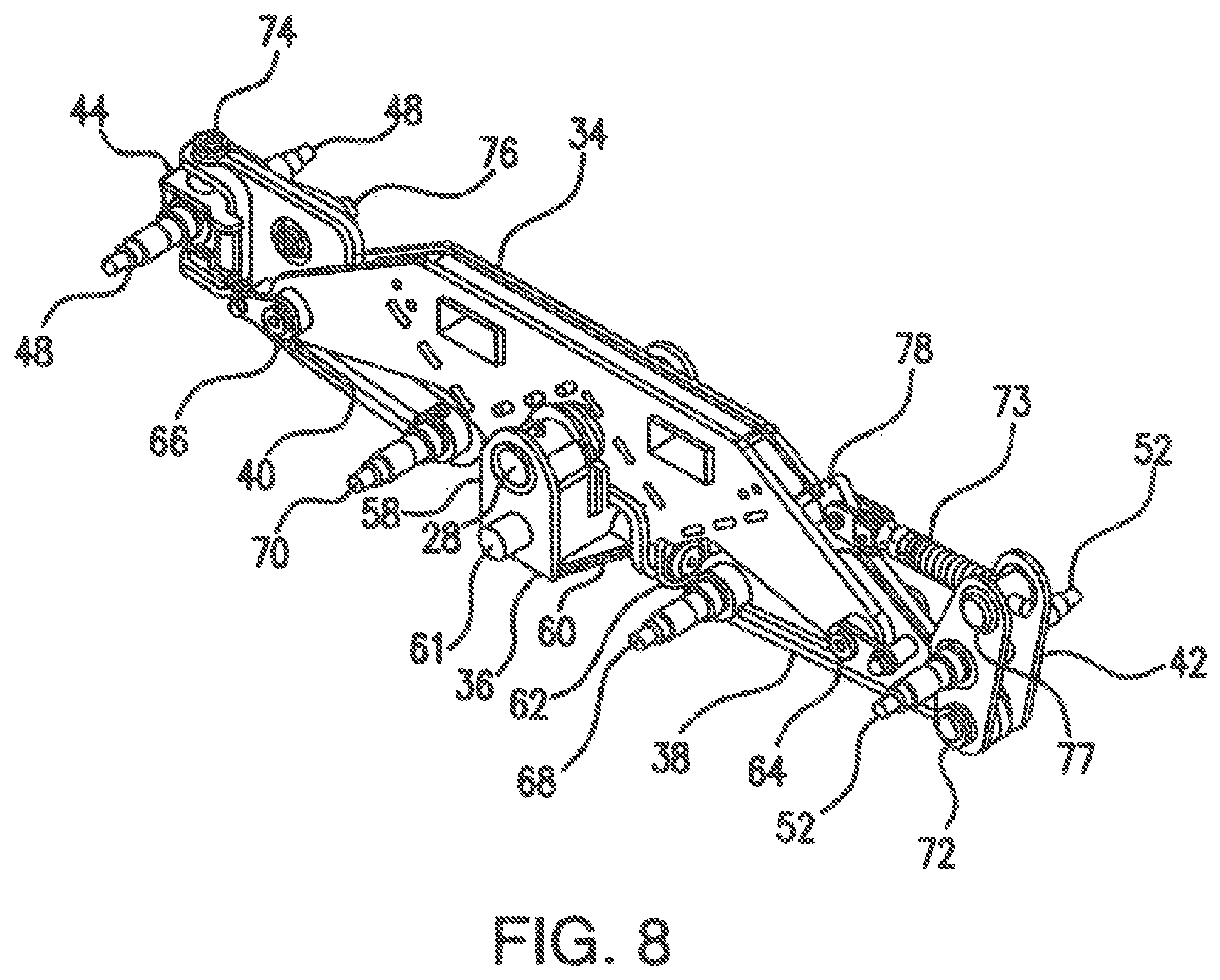 Patent US11780514 Figure 9 – Track assembly for farm implement