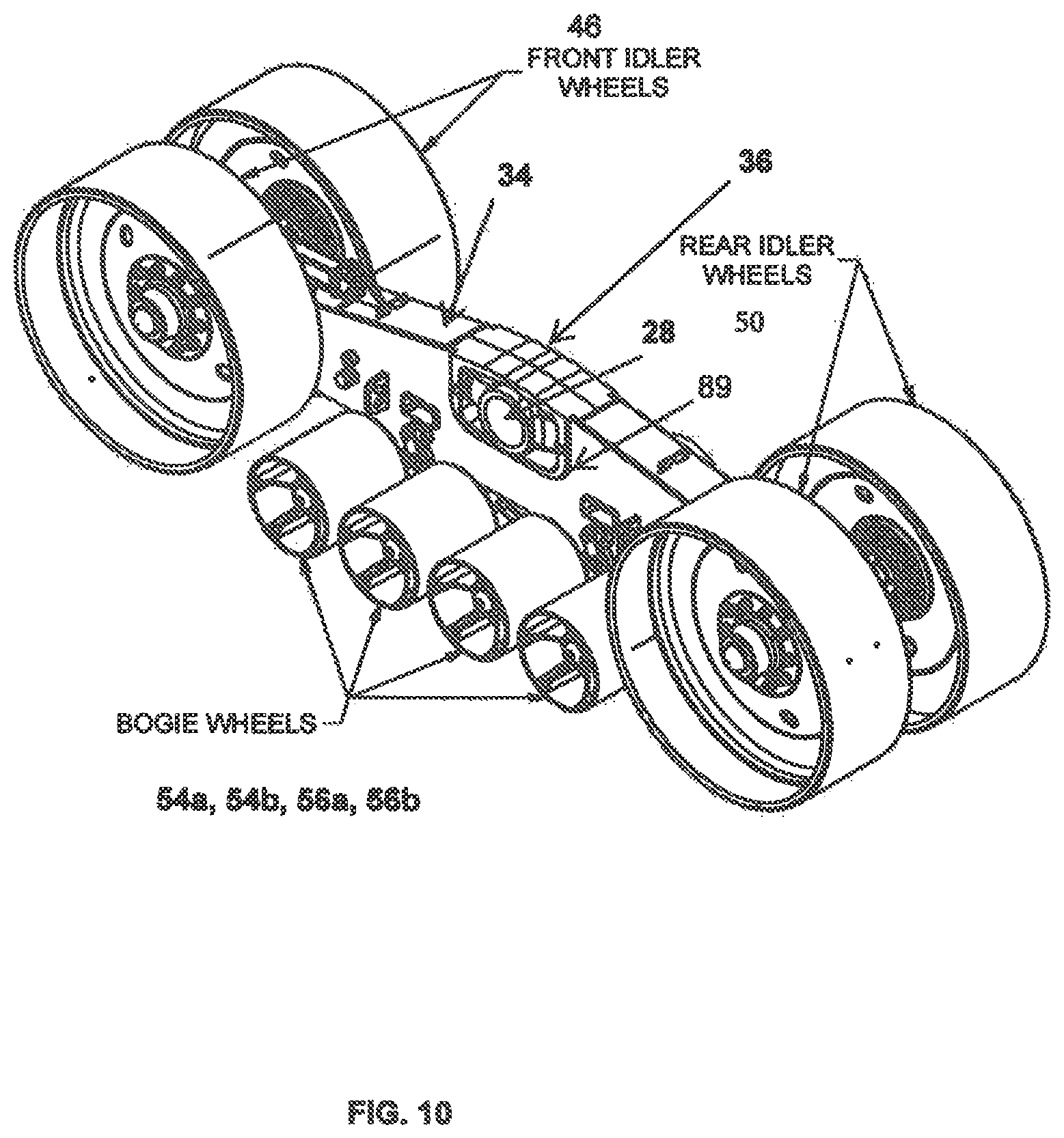 Patent US11780514 Figure 11 – Track assembly for farm implement