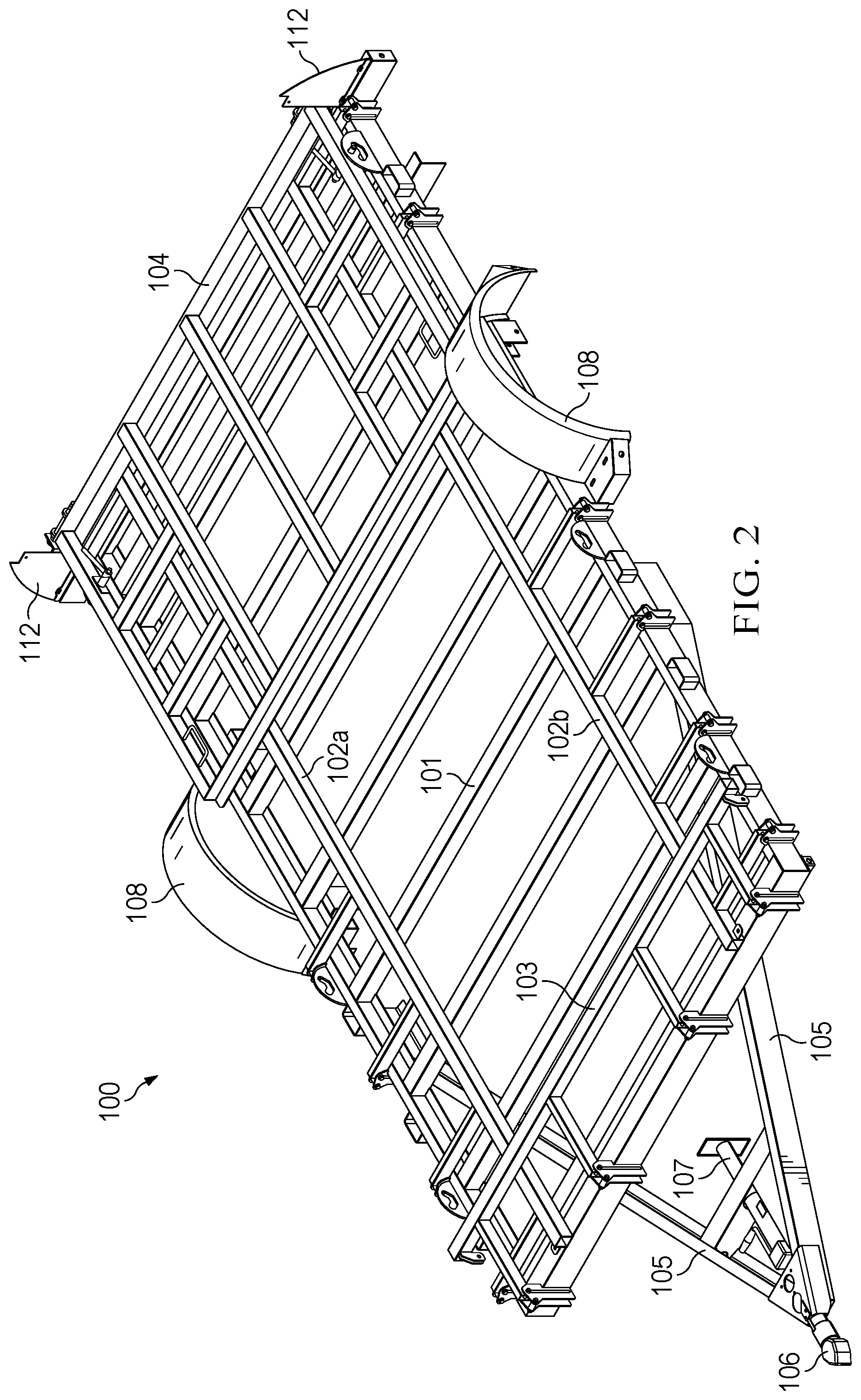 Patent US11780517 Figure 8 – Utility trailer