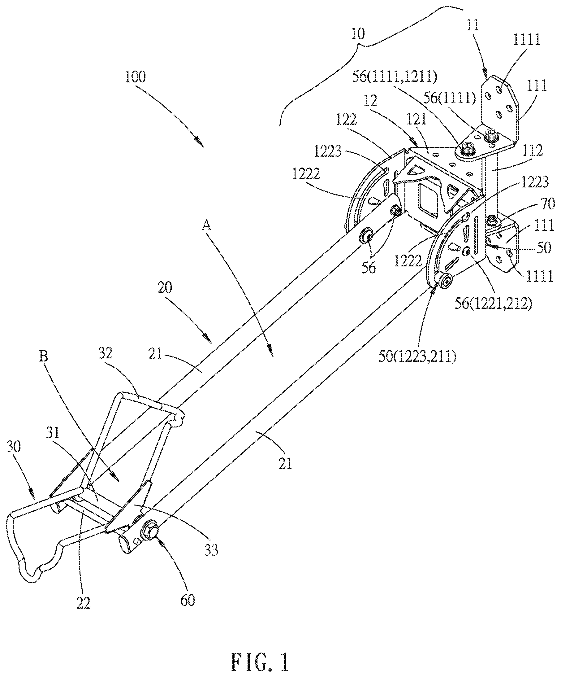 Patent US11780518 Figure 1 – Bicycle stand