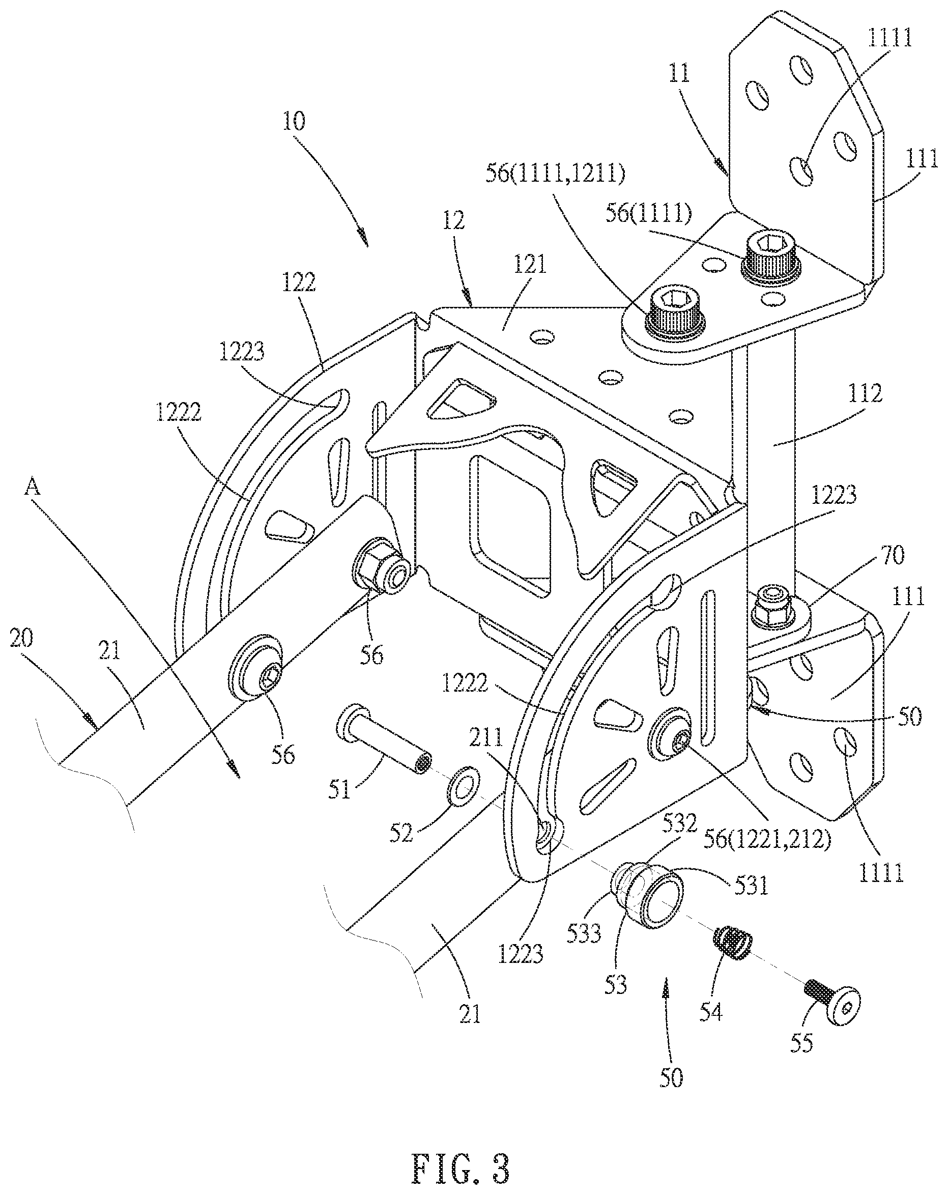 Patent US11780518 Figure 3 – Bicycle stand
