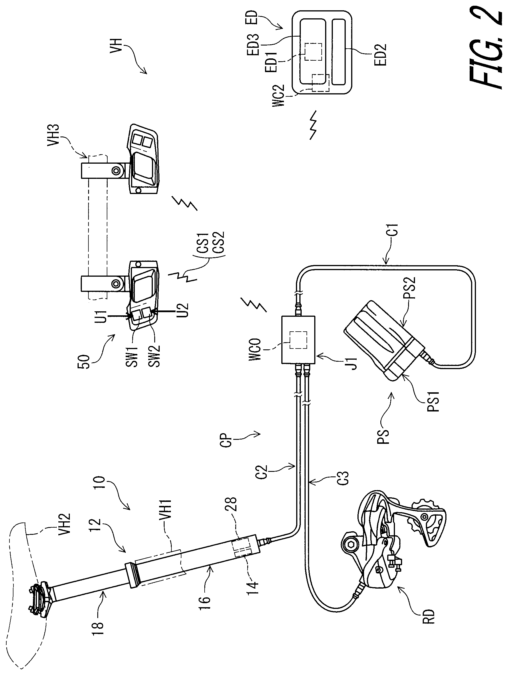 Patent US11780519 Figure 2 – Telescopic apparatus controller, telescopic apparatus operating system, and telescopic apparatus
