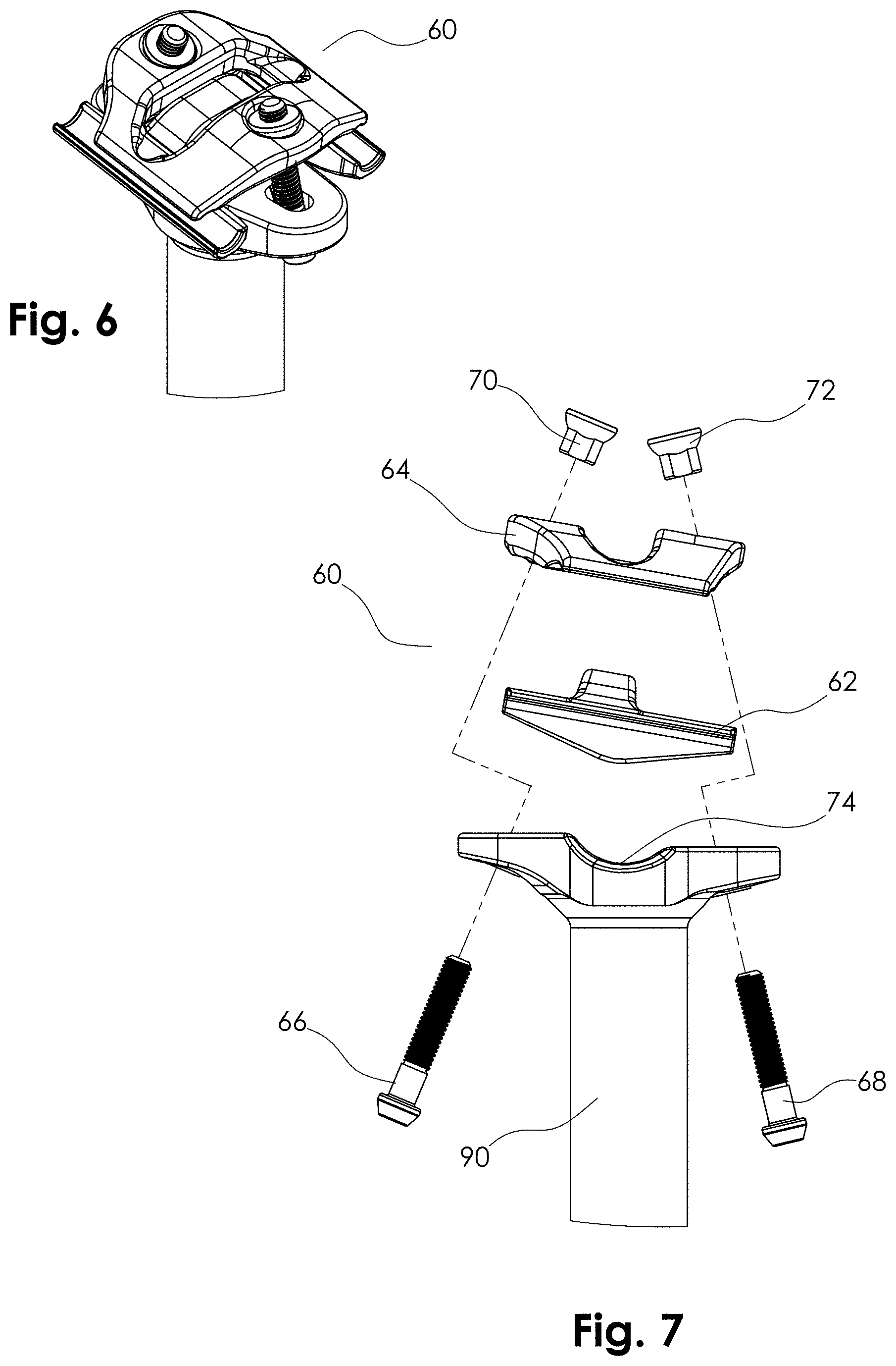 Patent US11780521 Figure 3 – Telescopic bicycle seatpost with adjustable uncompressed resting height