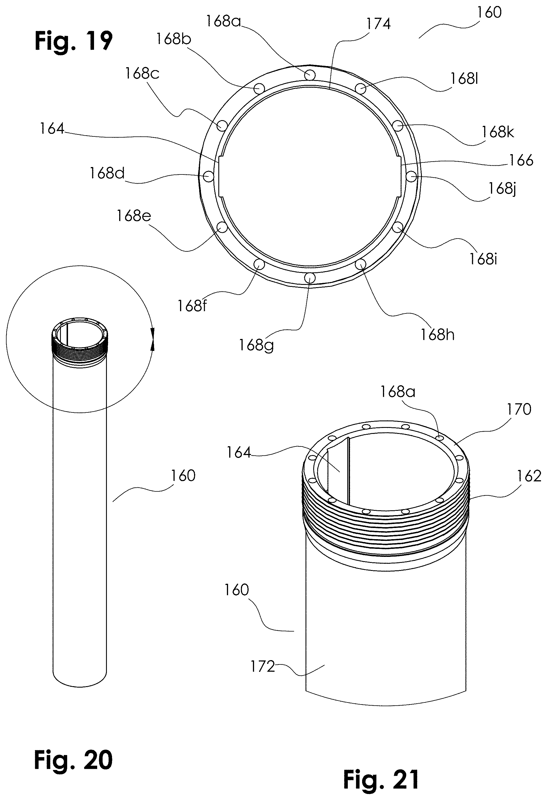Patent US11780521 Figure 10 – Telescopic bicycle seatpost with adjustable uncompressed resting height