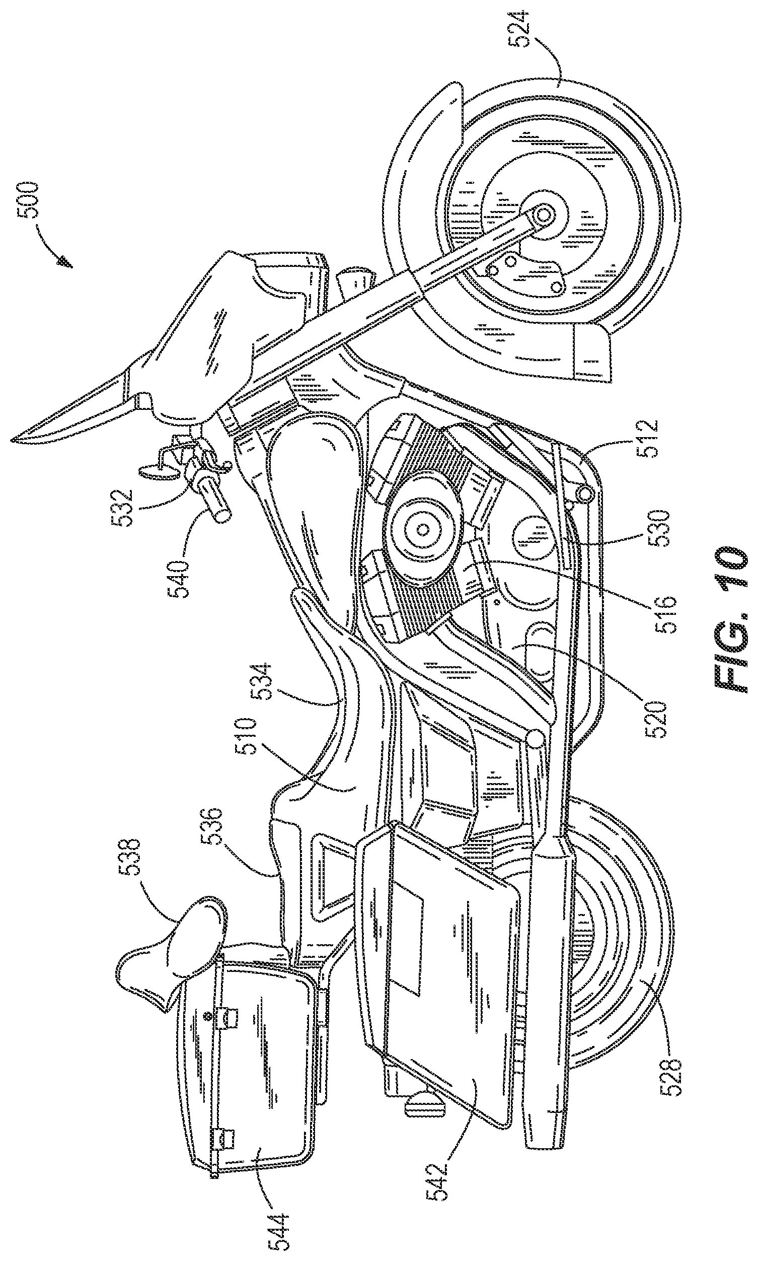 Patent US11780523 Figure 6 – Multi-material support pad