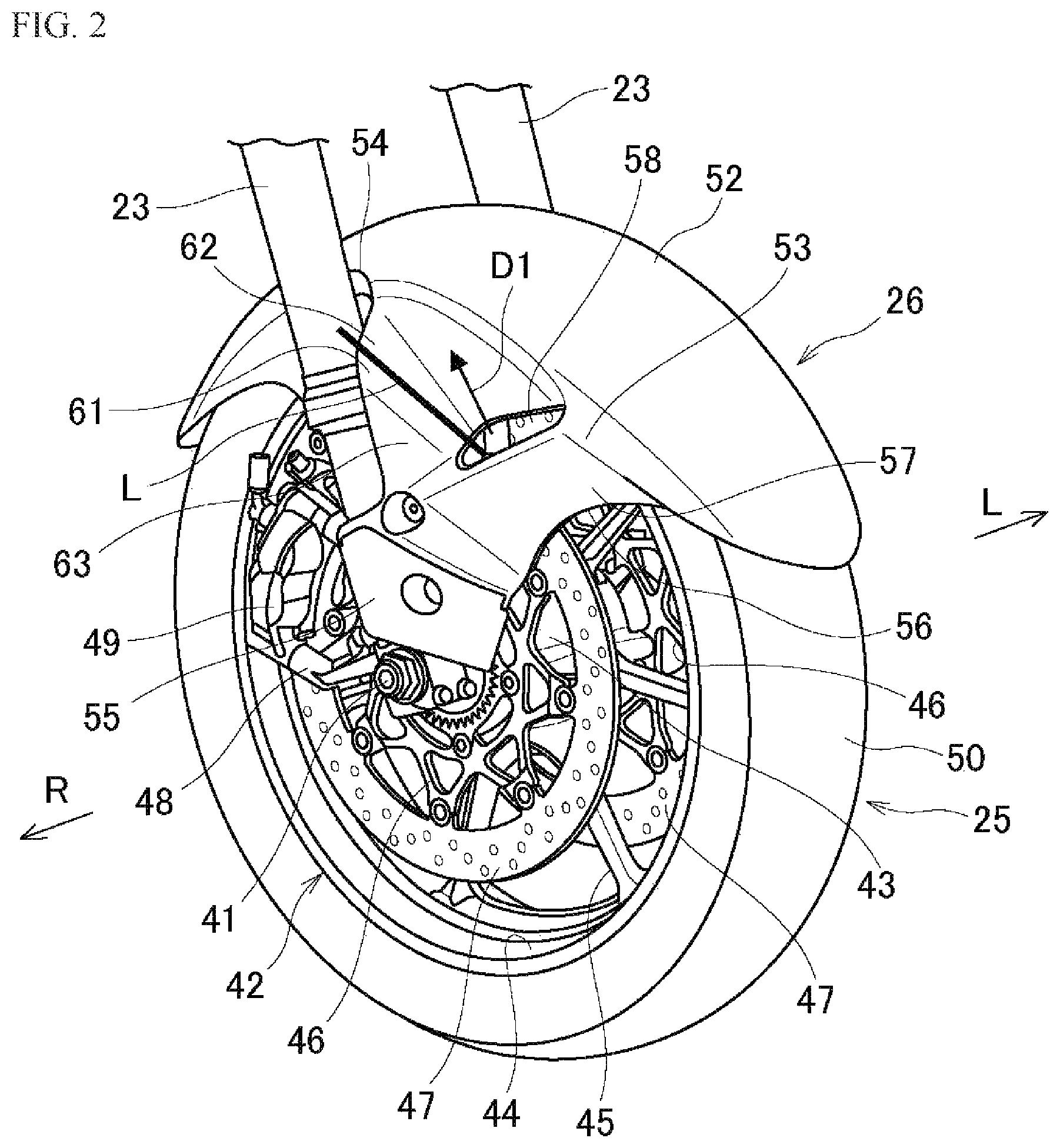 Patent US11780524 Figure 2 – Front fender