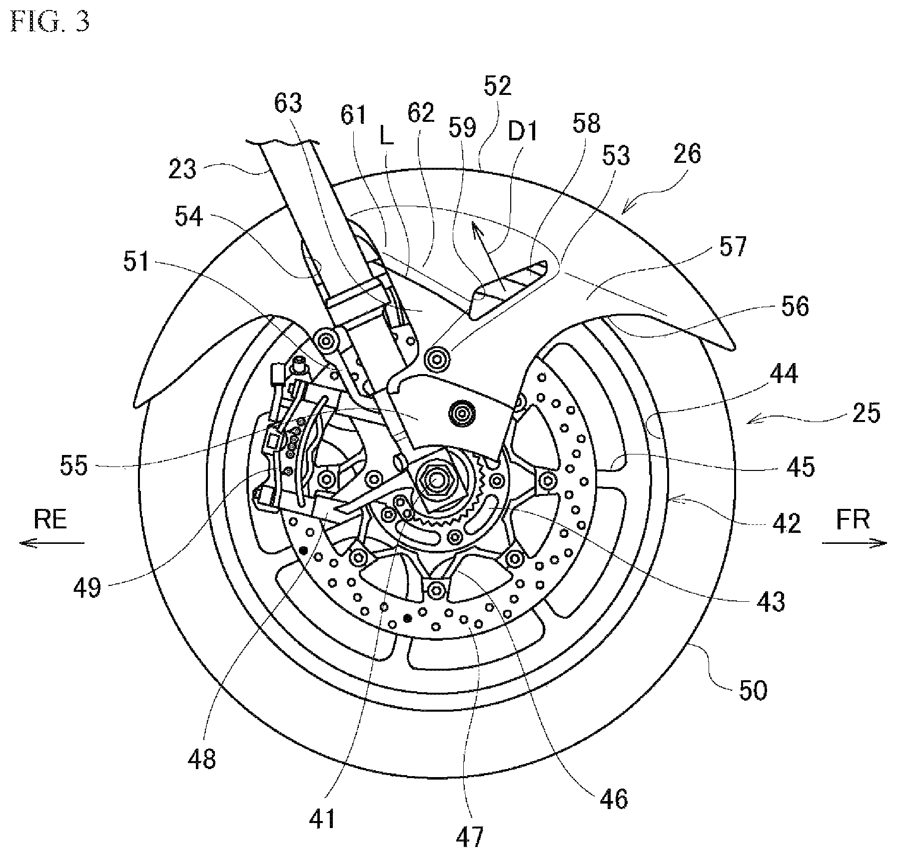Patent US11780524 Figure 3 – Front fender