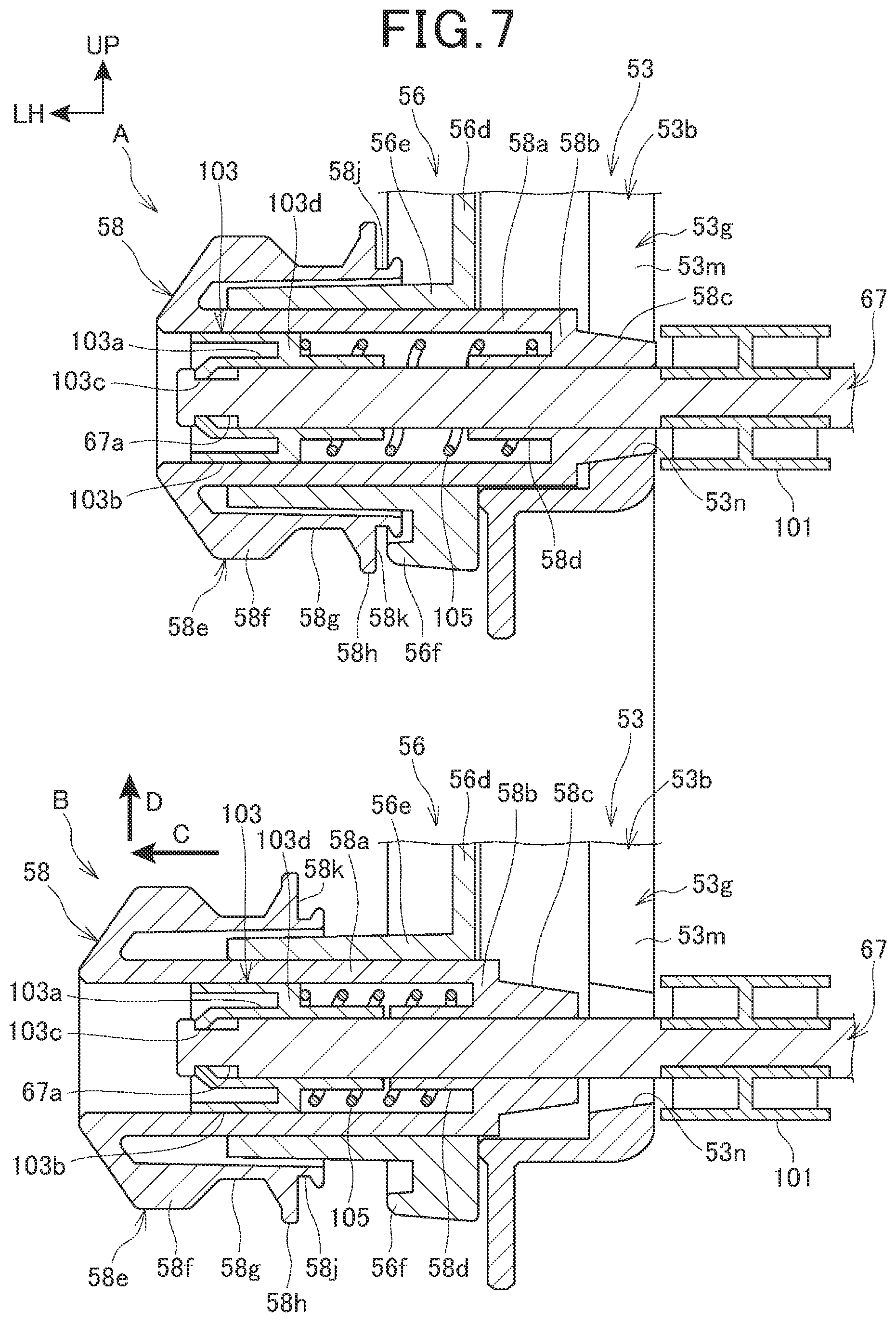 Patent US11780525 Figure 7 – Saddle ride type vehicle