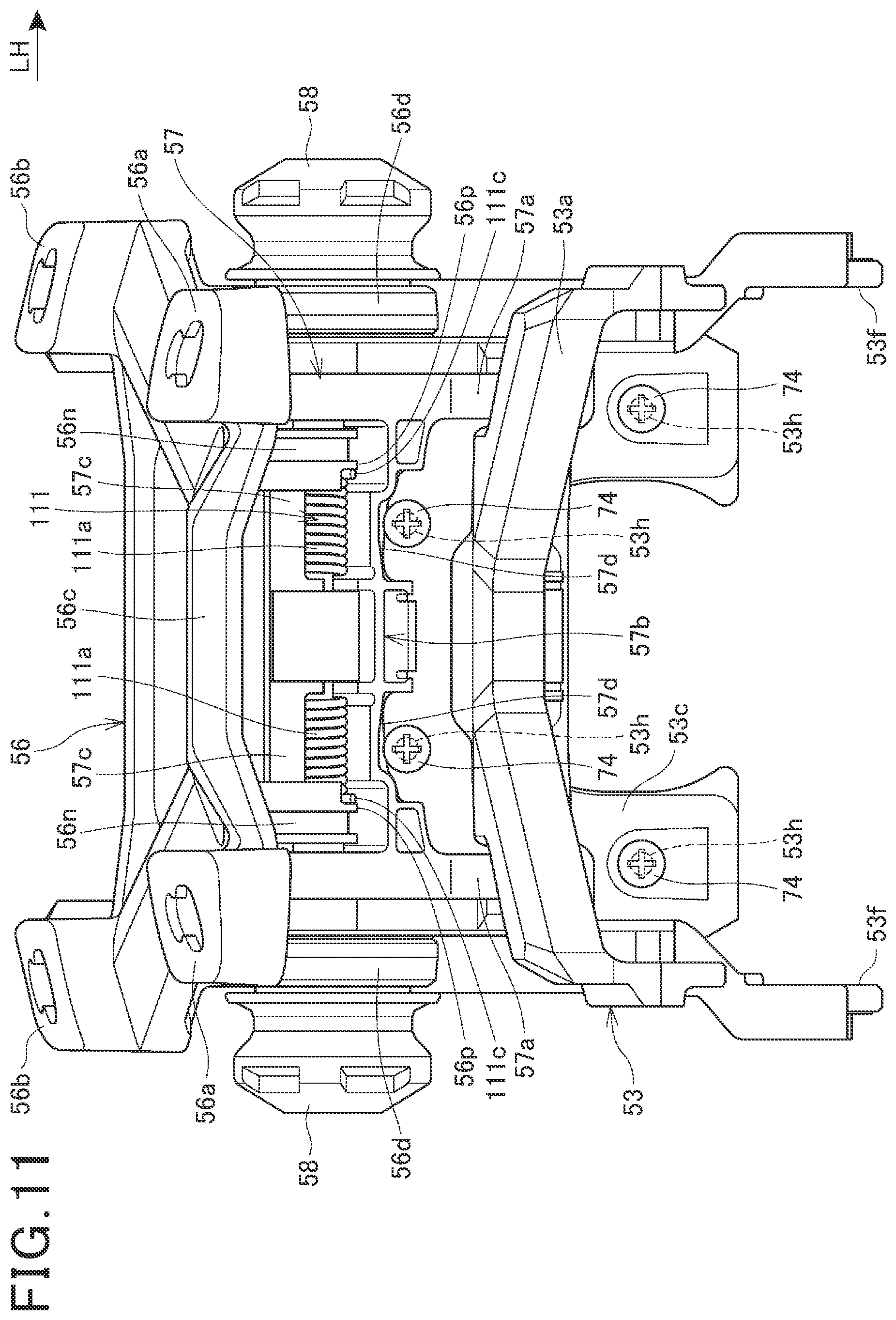 Patent US11780525 Figure 11 – Saddle ride type vehicle