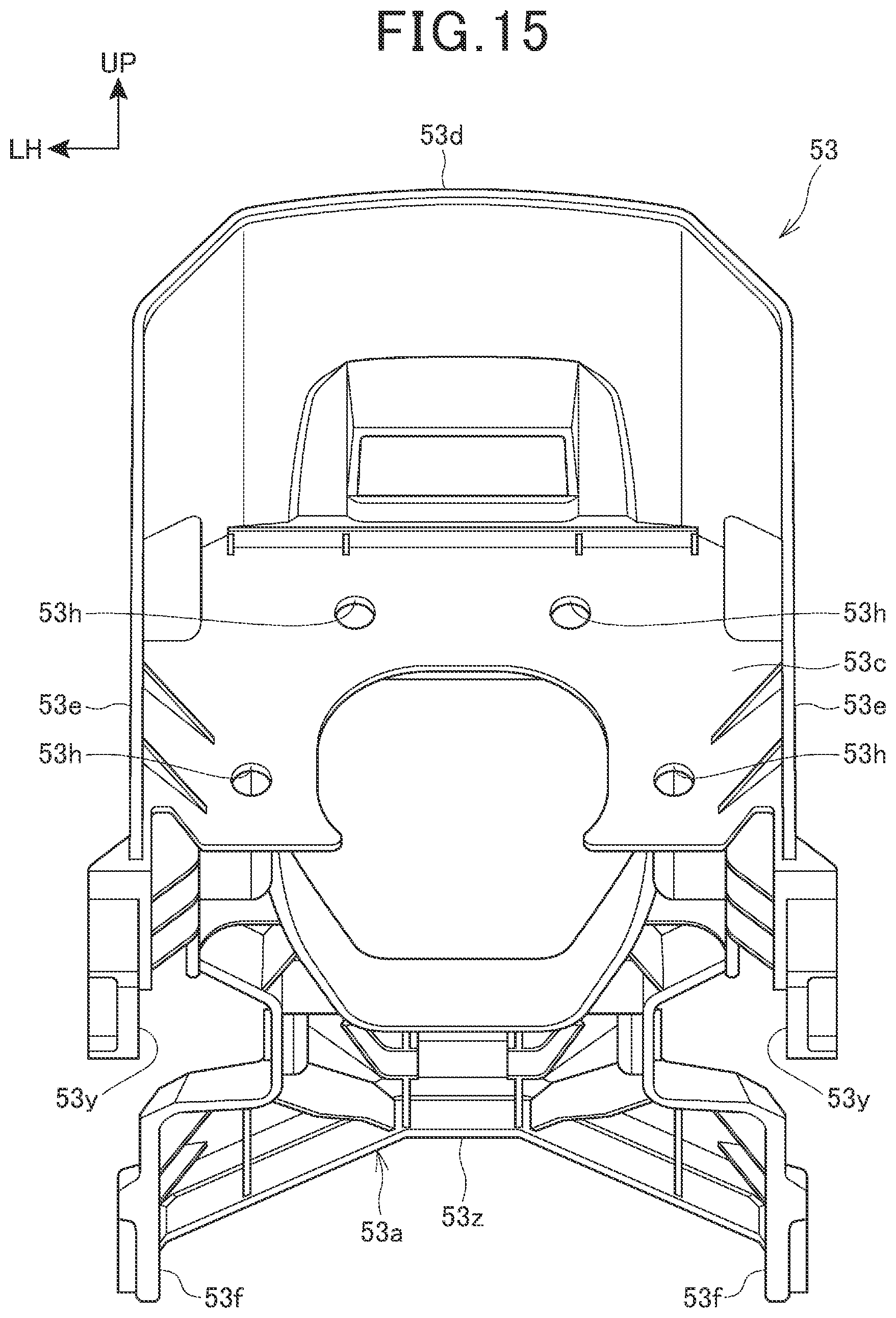 Patent US11780525 Figure 15 – Saddle ride type vehicle