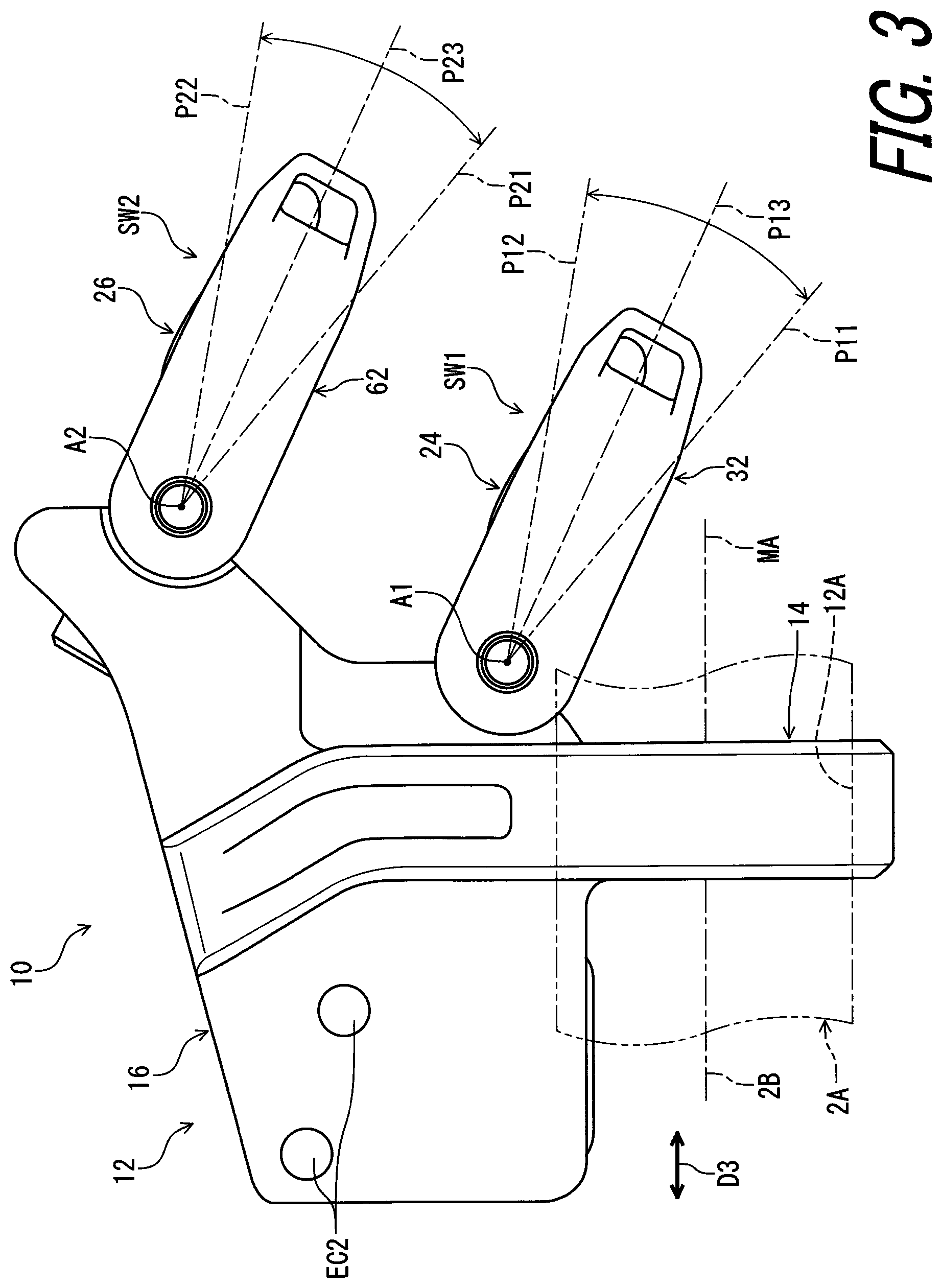 Patent US11780529 Figure 3 – Operating device for human-powered vehicle