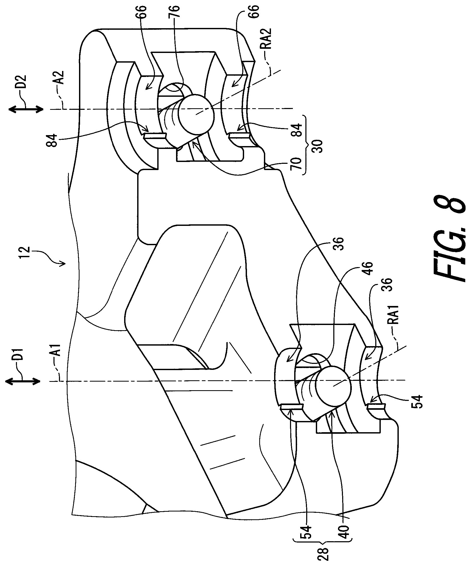 Patent US11780529 Figure 8 – Operating device for human-powered vehicle