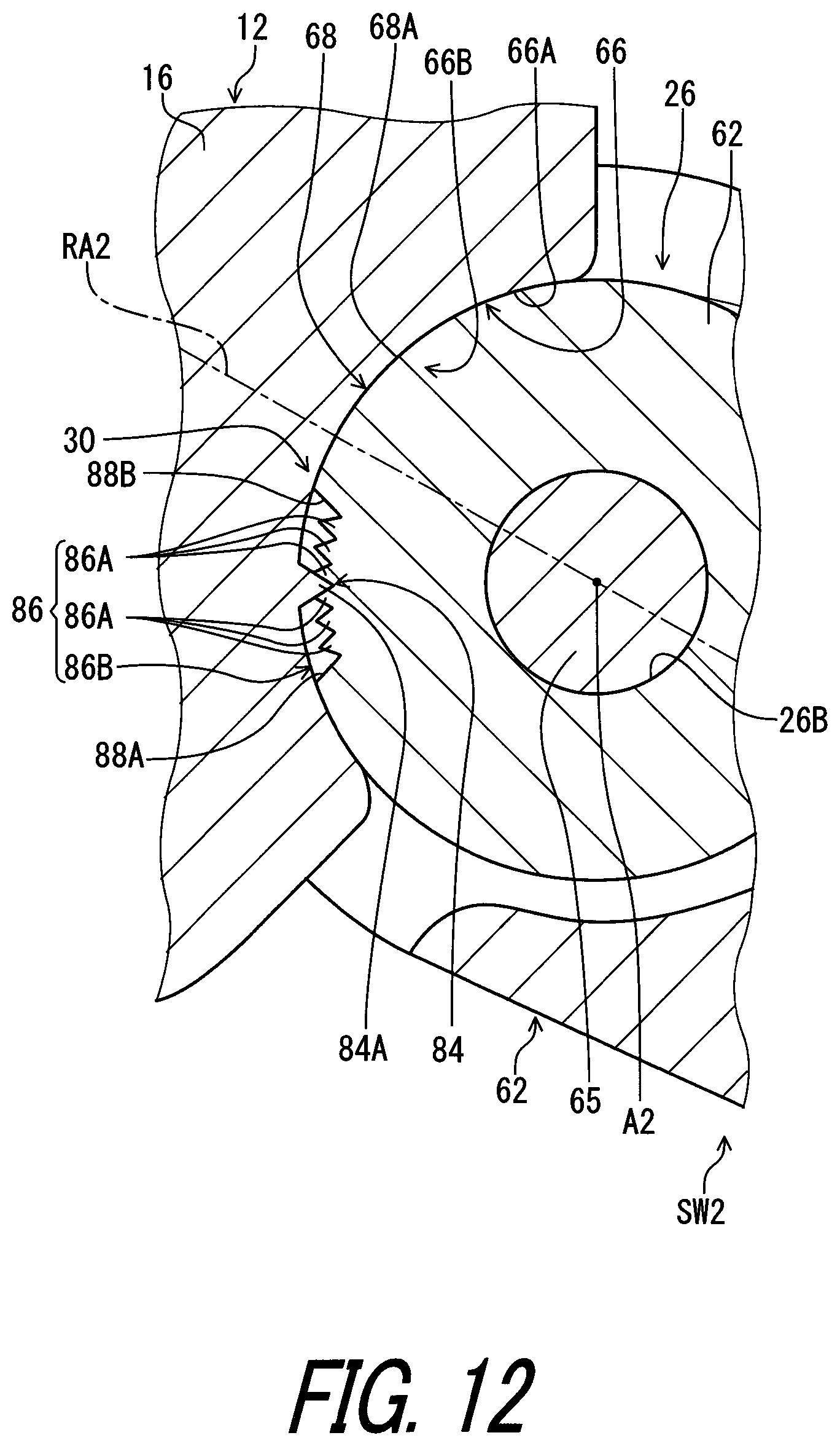 Patent US11780529 Figure 12 – Operating device for human-powered vehicle