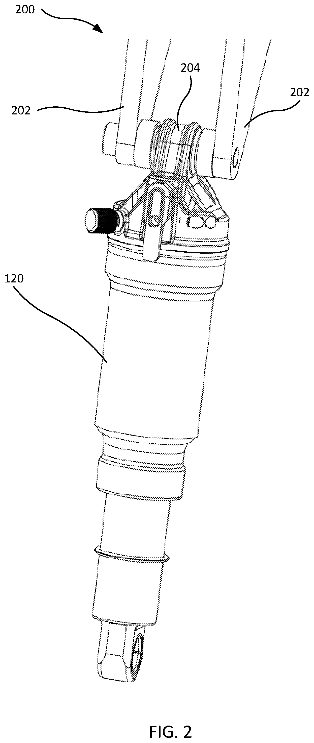 Patent US11780530 Figure 2 – Flexible hardware spacer