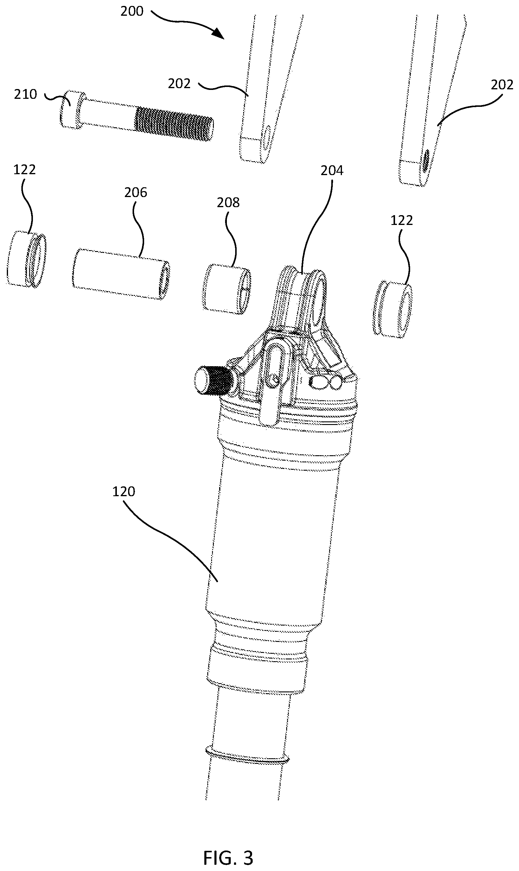 Patent US11780530 Figure 3 – Flexible hardware spacer