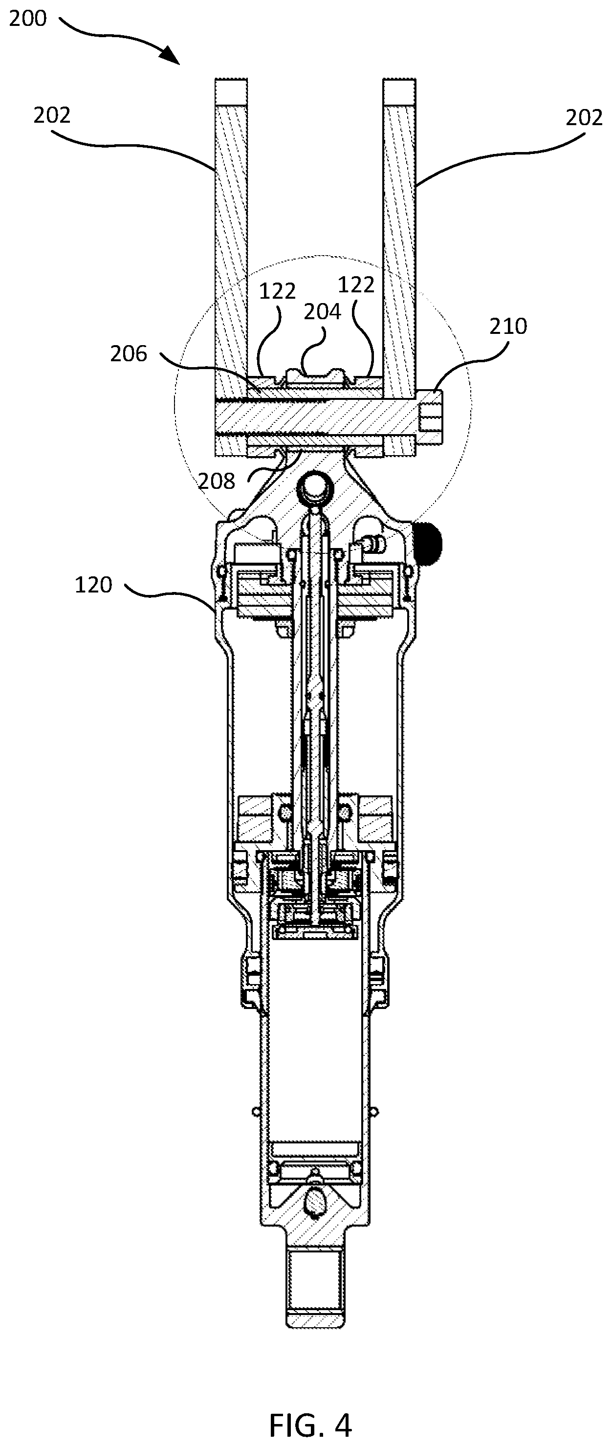 Patent US11780530 Figure 4 – Flexible hardware spacer