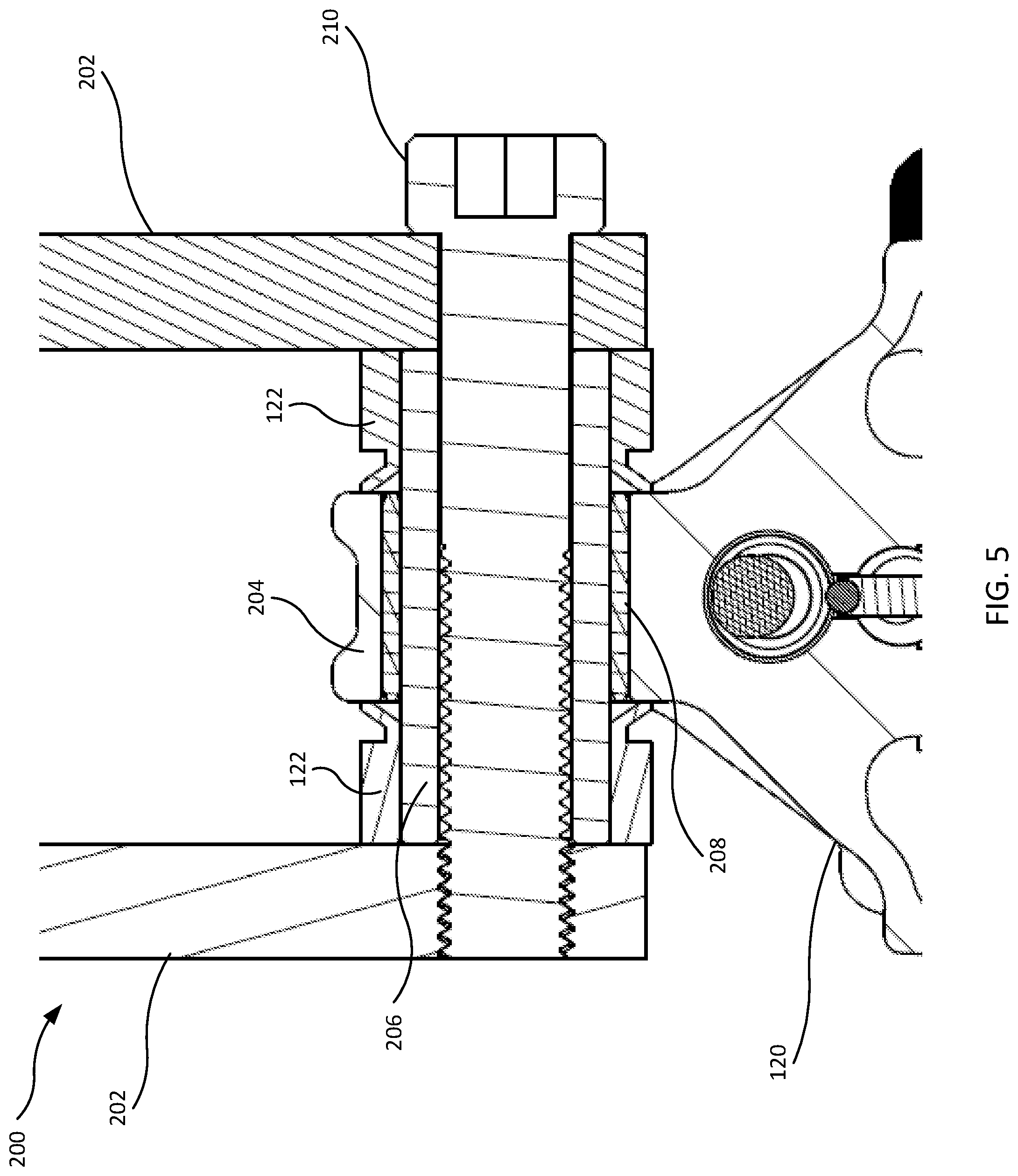 Patent US11780530 Figure 5 – Flexible hardware spacer