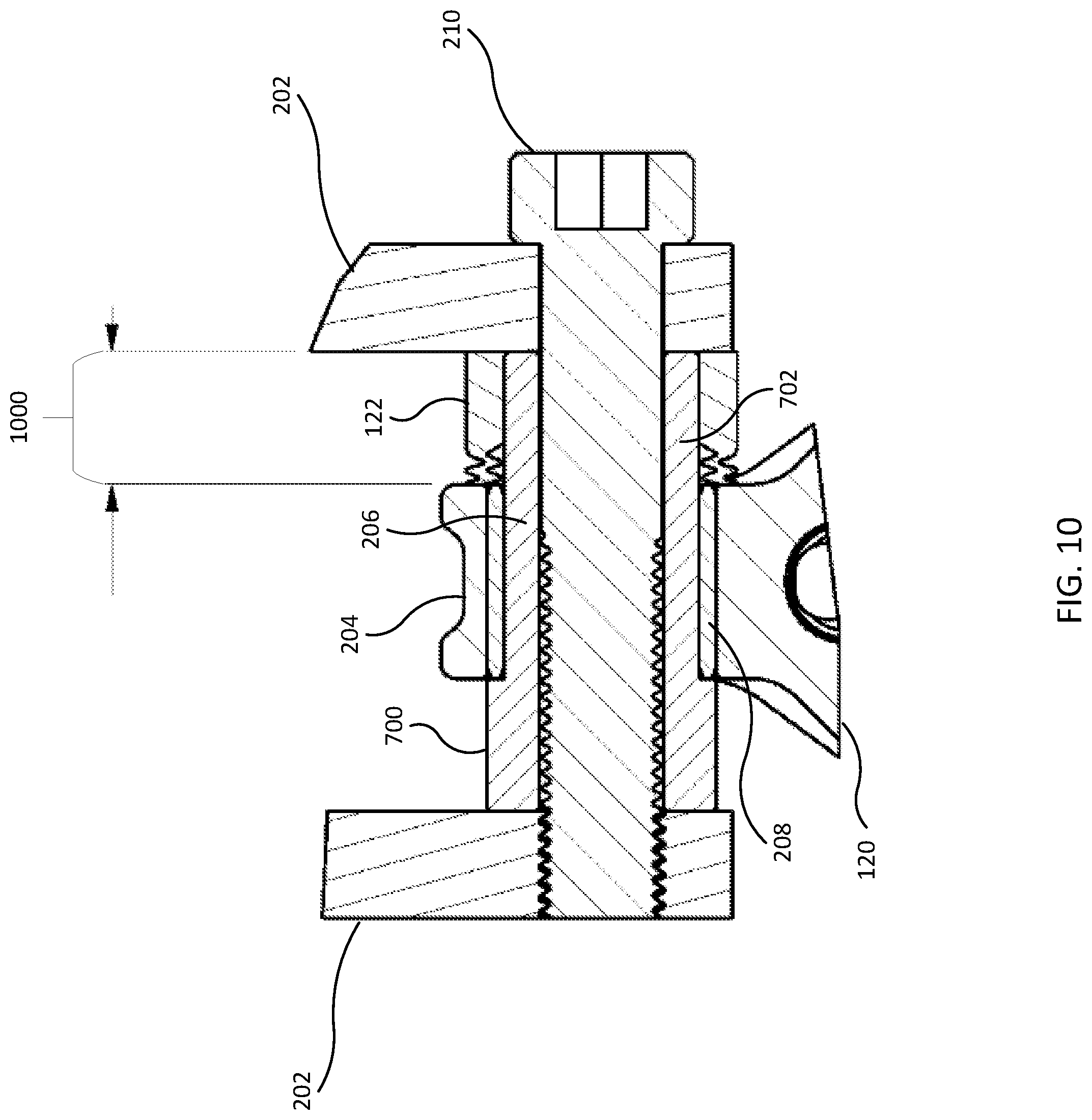 Patent US11780530 Figure 10 – Flexible hardware spacer