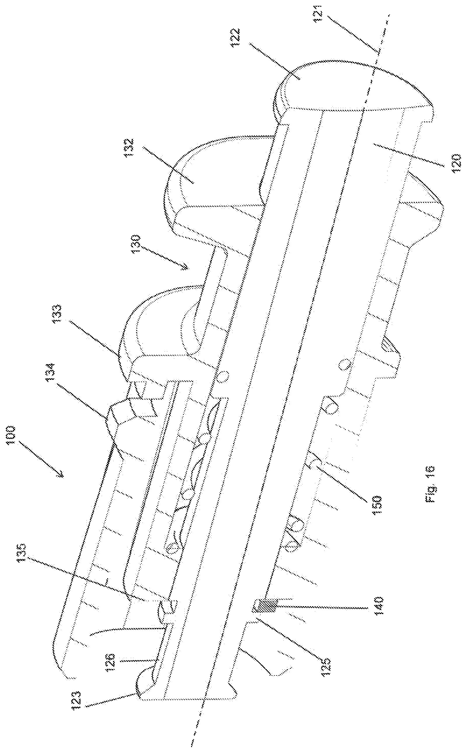 Patent US11780532 Figure 16 – Electromechanical derailleur for coaxial assembly