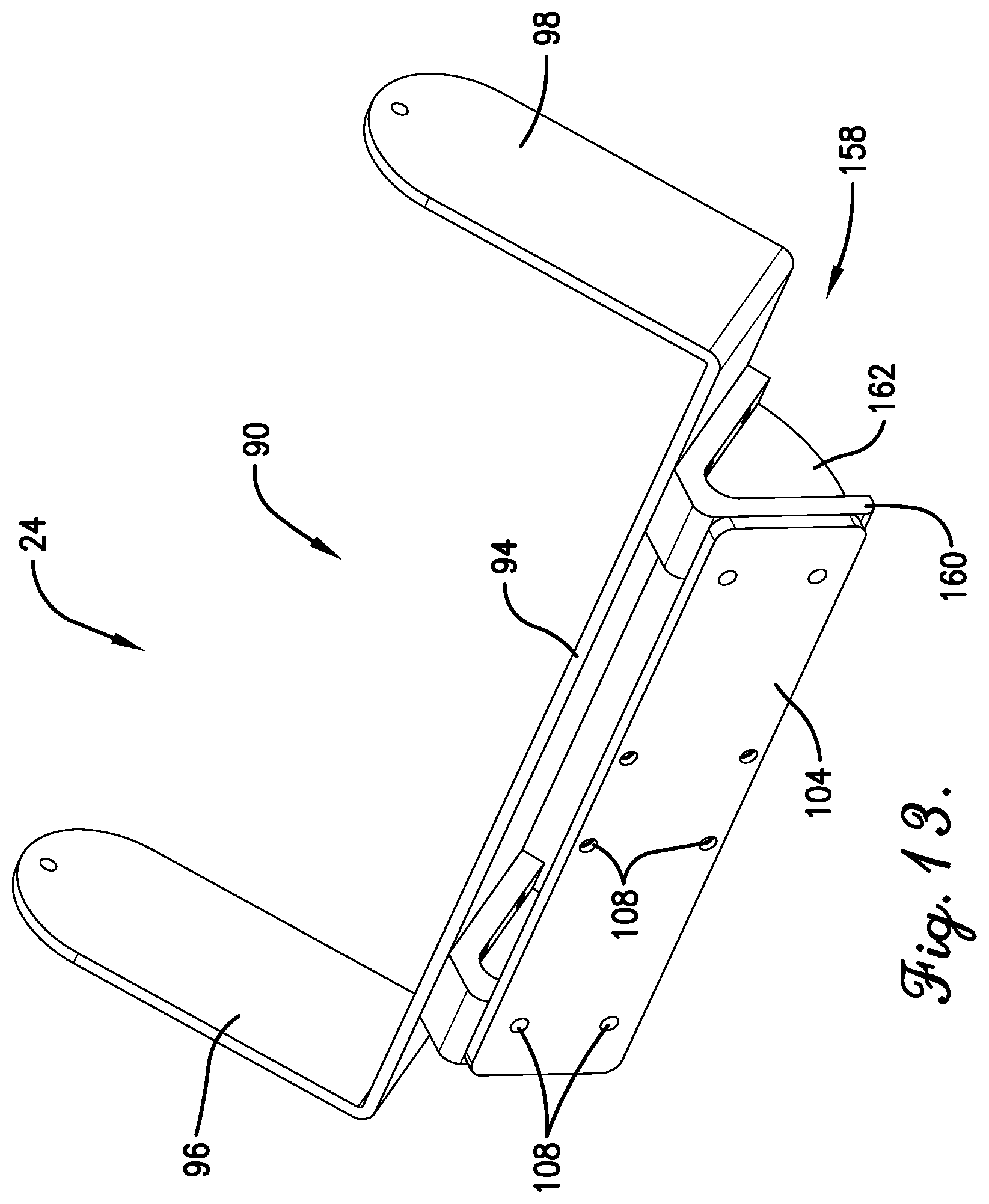 Patent US11780534 Figure 12 – Fully telescoping device mount