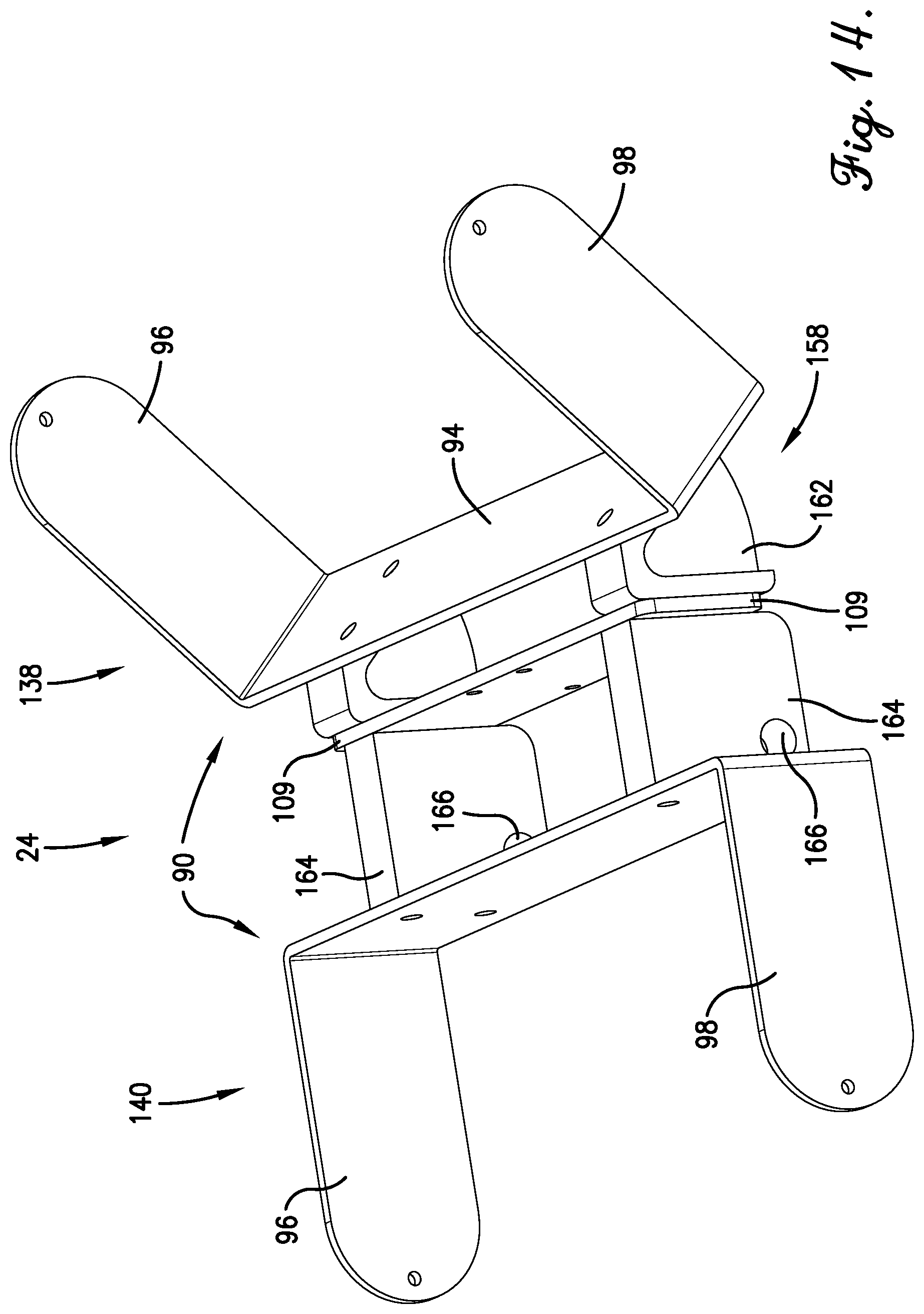 Patent US11780534 Figure 13 – Fully telescoping device mount