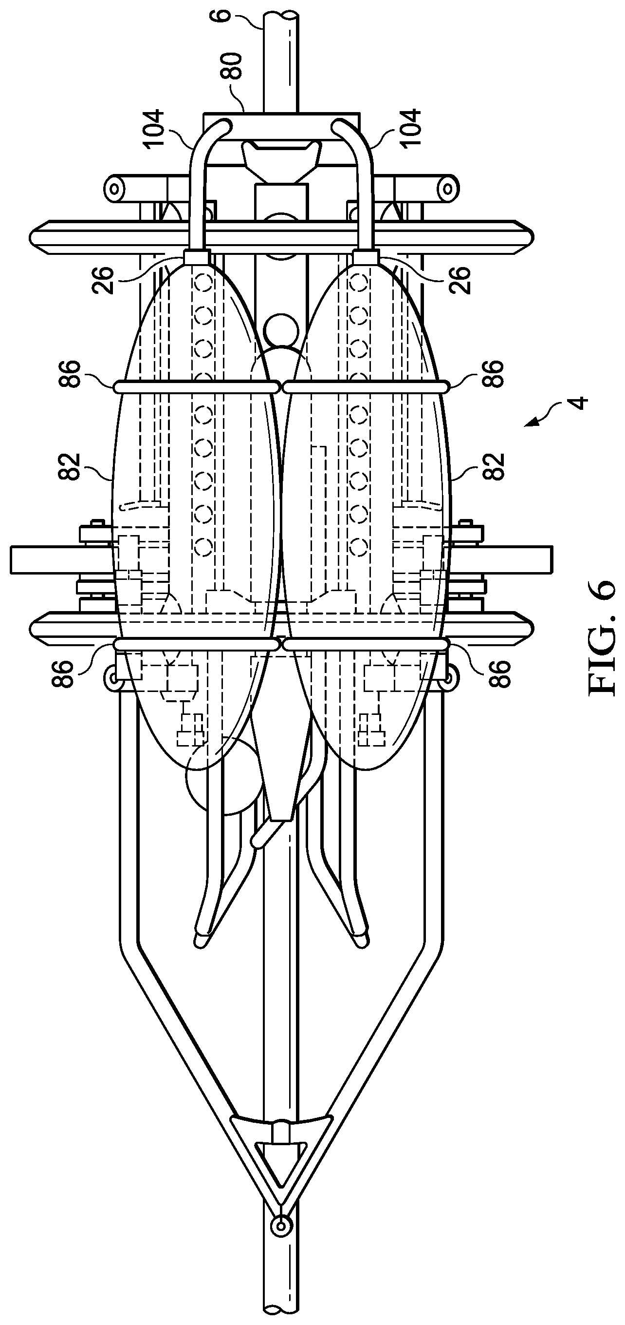 Patent US11780535 Figure 6 – Methods and systems for underwater application of streamer coating on geophysical streamers