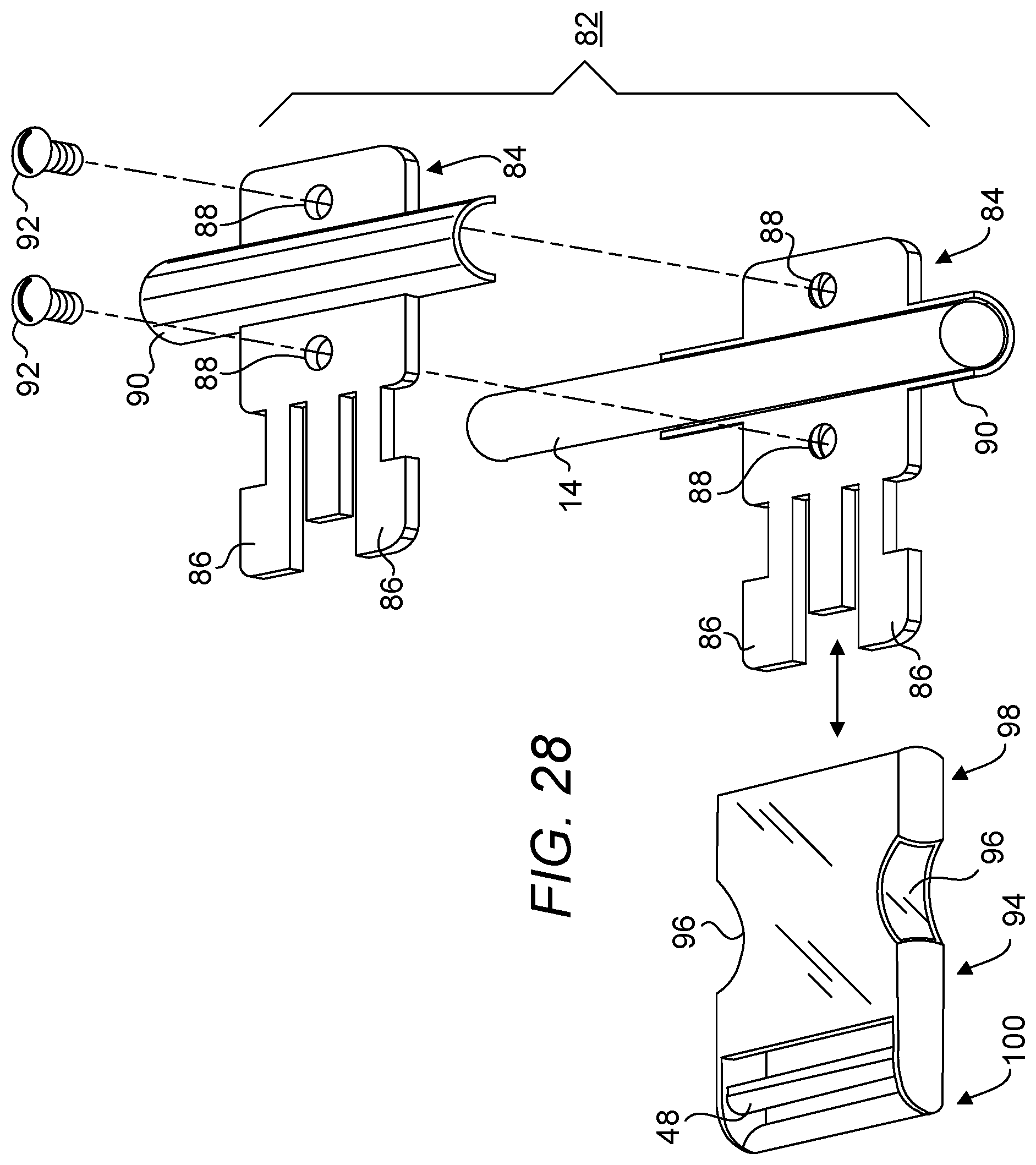 Patent US11780540 Figure 14 – Holder adaptable to personal watercraft