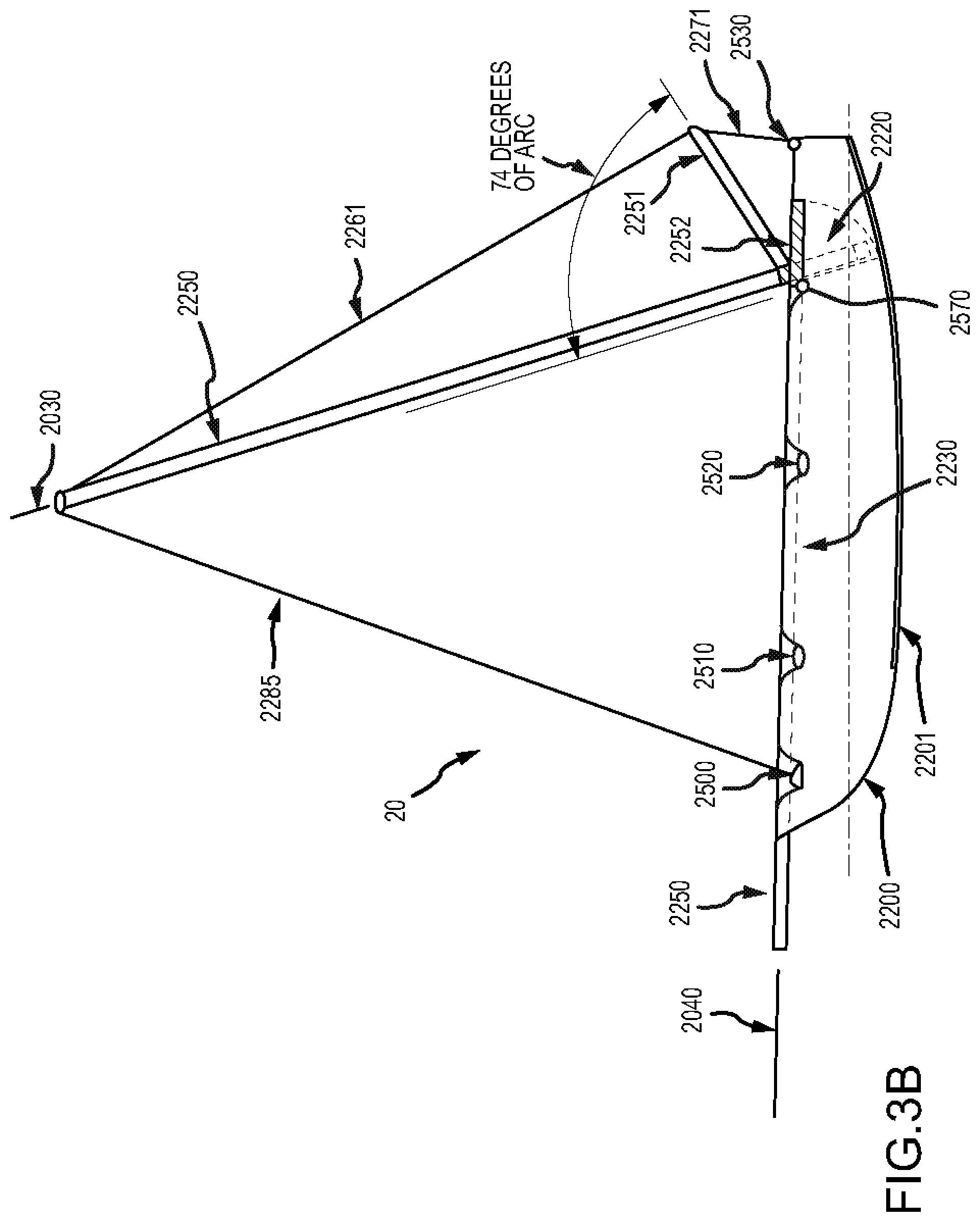 Patent US11780547 Figure 4 – Sailing vessel
