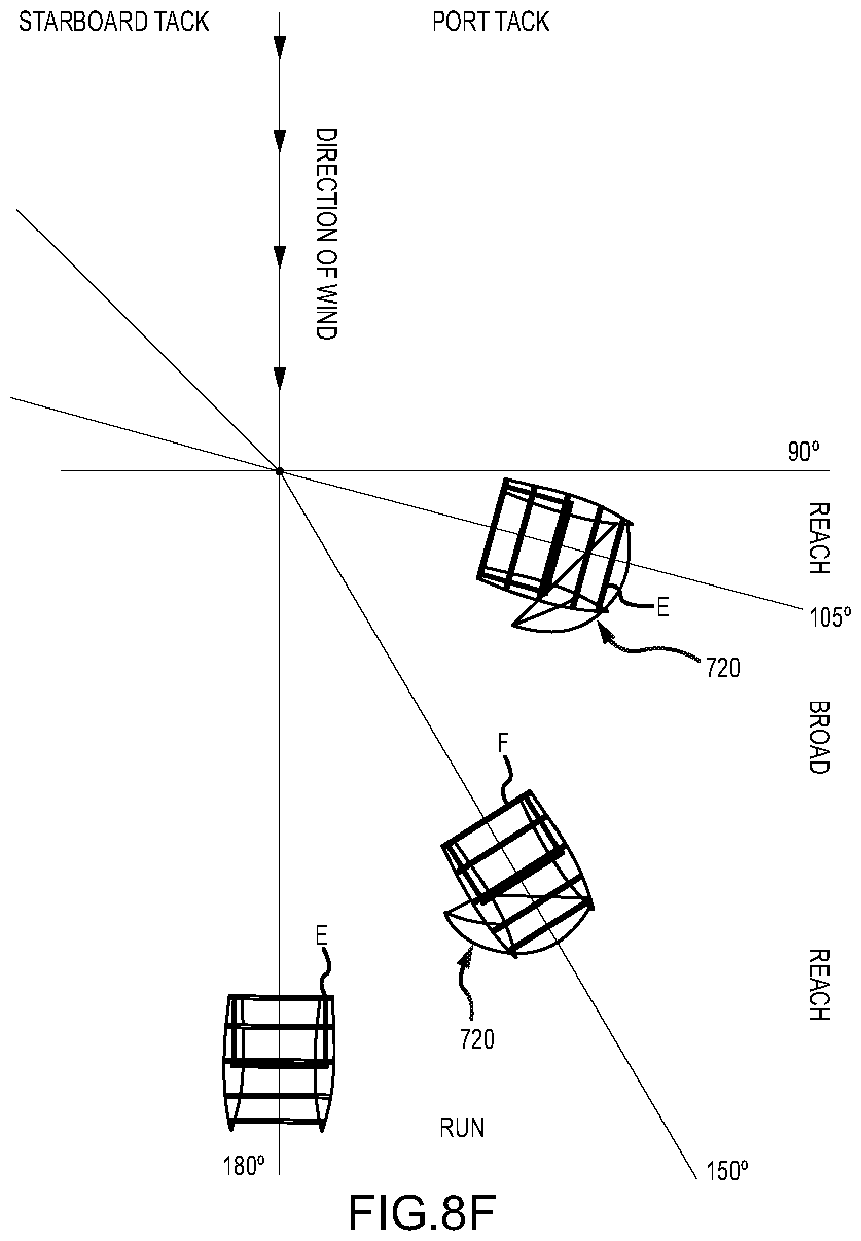 Patent US11780547 Figure 14 – Sailing vessel